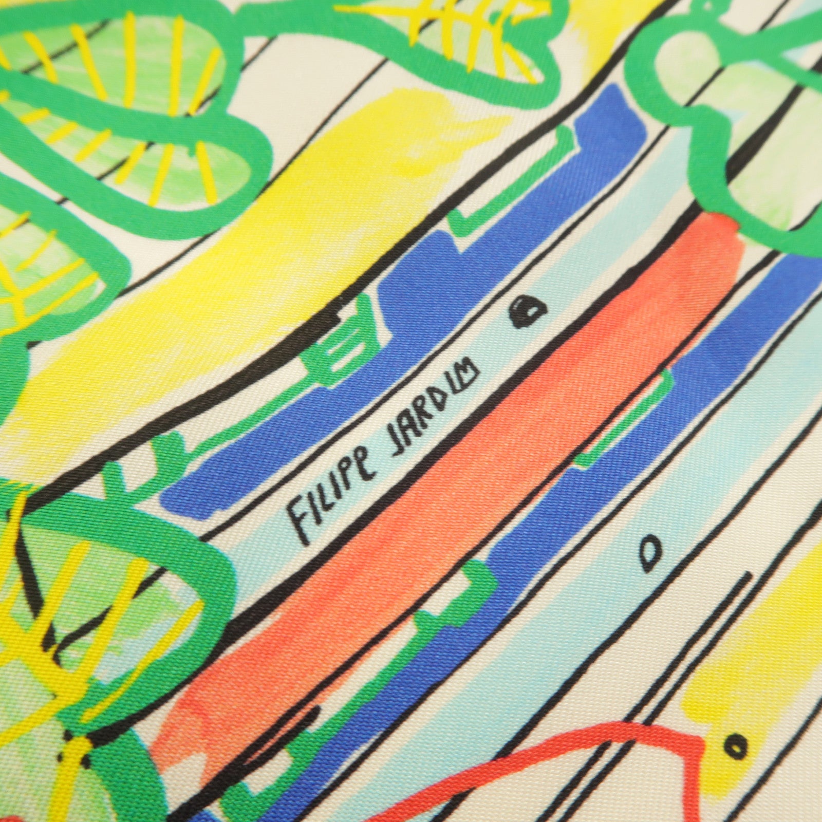 HERMES Scarf Silk Multicolor