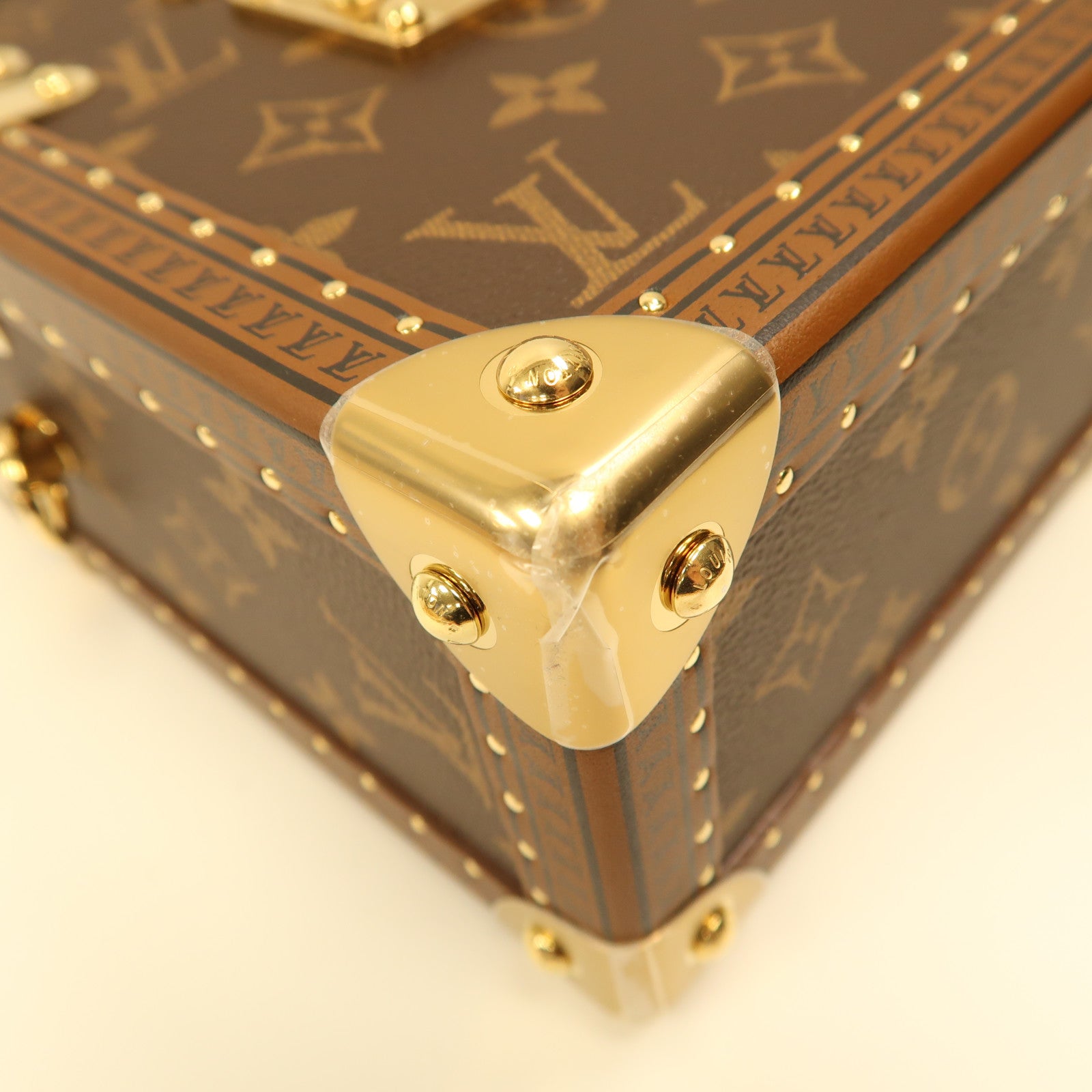 LOUIS VUITTON LV GHW Camera Box 2 Way Shoulder Bag M10079 Monogram Brown