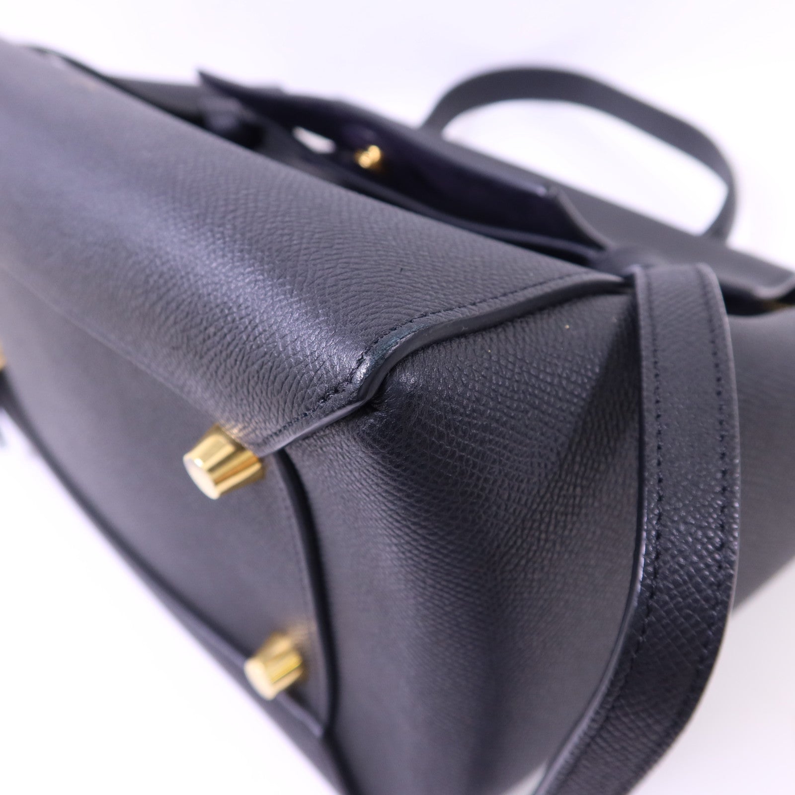 CELINE 牛皮皮革Belt Bag Mini金扣手挽肩背兩用袋