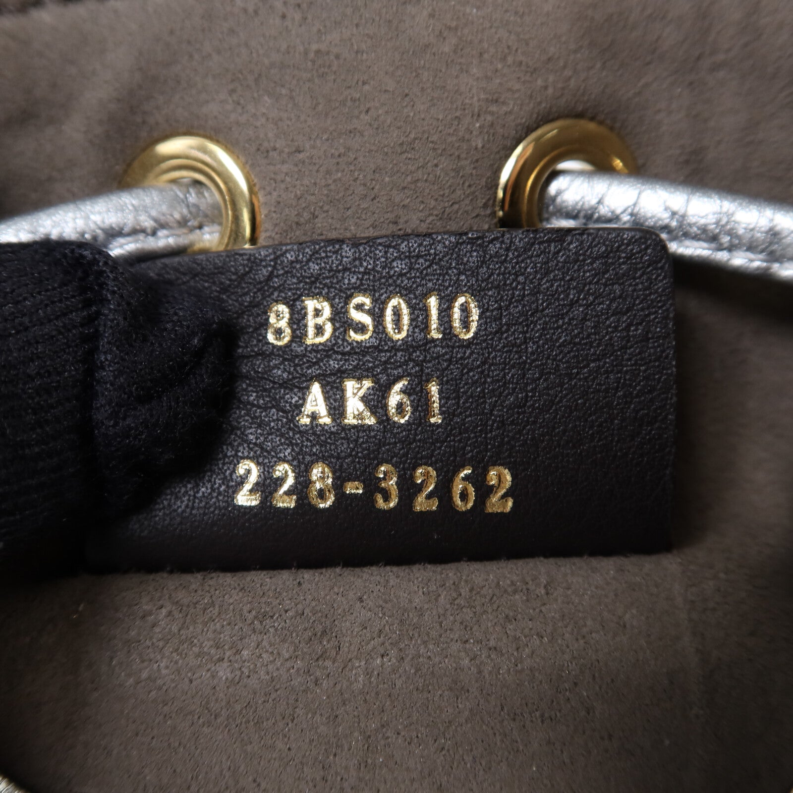 FENDI 牛皮皮革Mon Tresor Bucket Bag金扣手挽肩背兩用袋