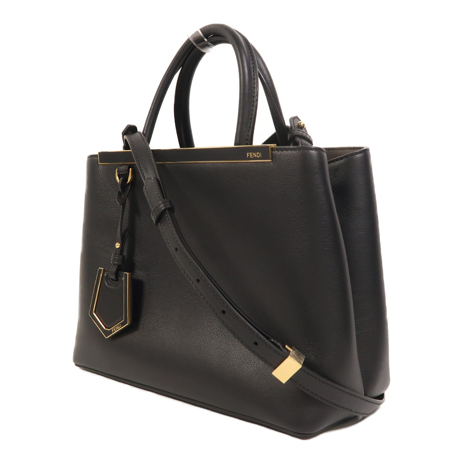 FENDI 牛皮皮革Petite 2 Jours金扣手挽肩背兩用袋