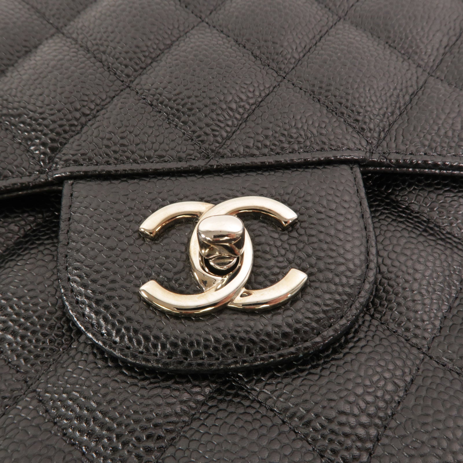 CHANEL 牛皮皮革Large Classic鏈帶肩背袋