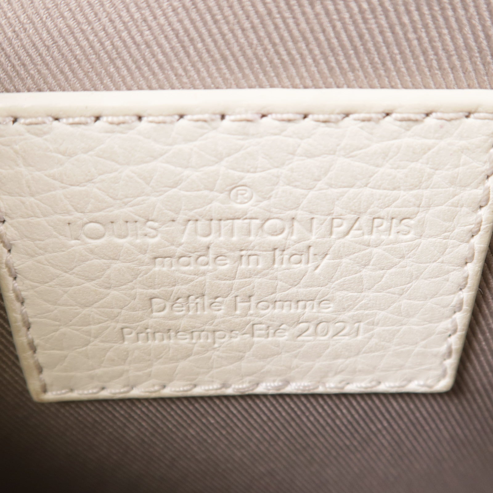 LOUIS VUITTON Monogram Taurillon Virgil Abloh Soft Trunk Messenger手挽肩背兩用袋
