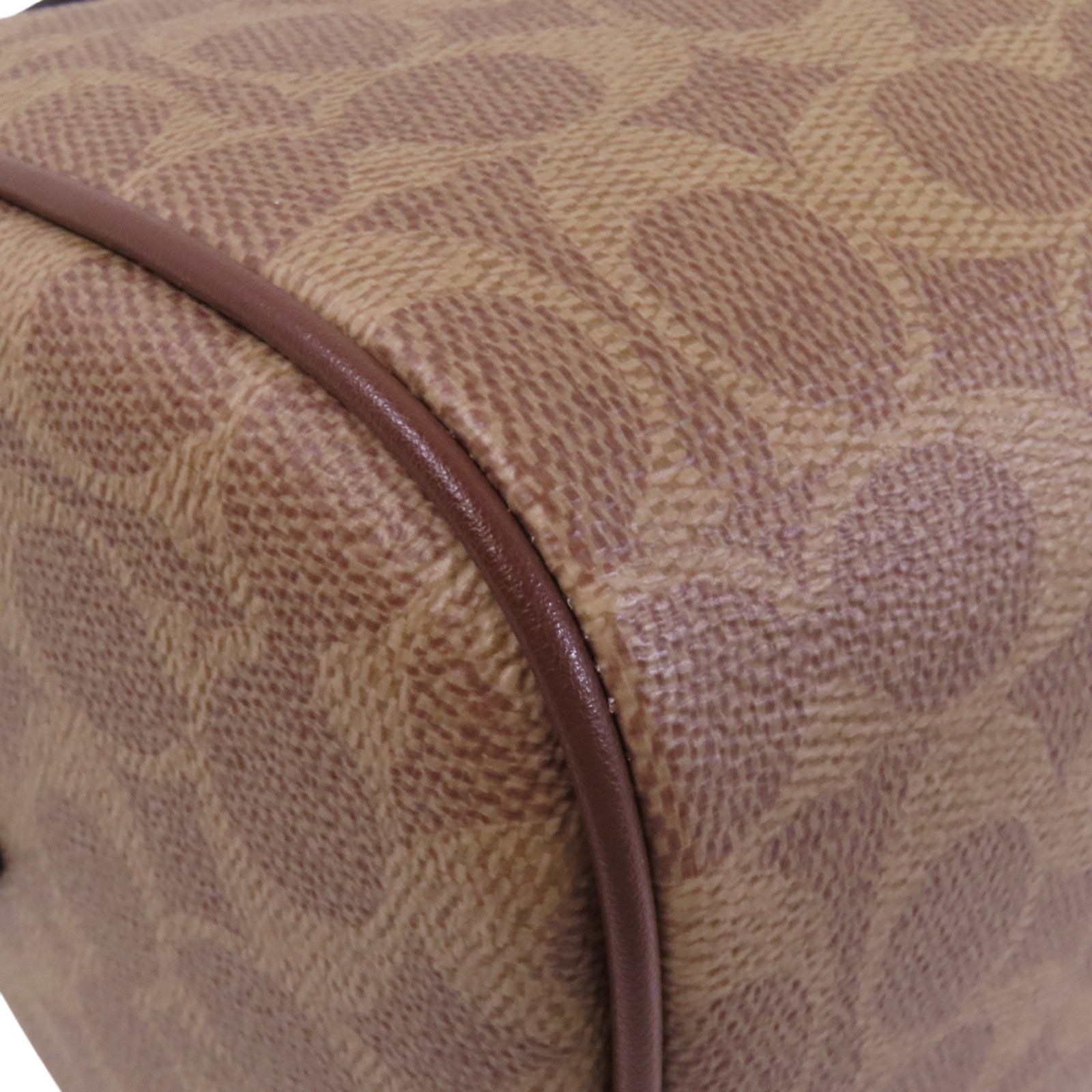 COACH 塗層帆布2Way Shoulder Bag金扣手挽肩背兩用袋