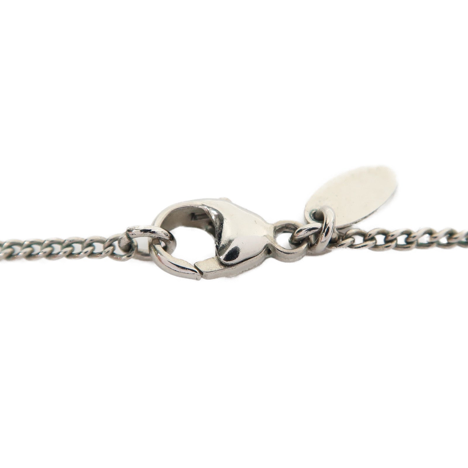 CHANEL 金屬Necklace項鍊銀色