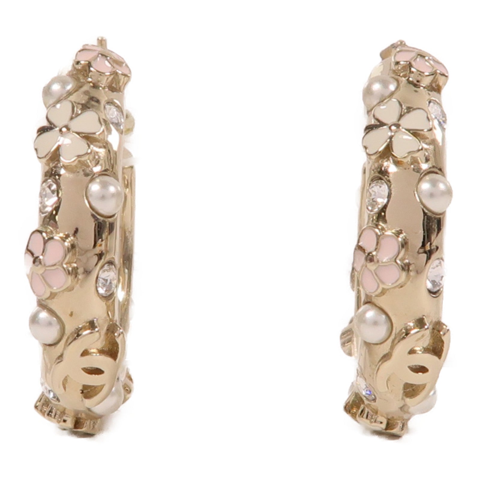 CHANEL 金屬Earrings耳環金色