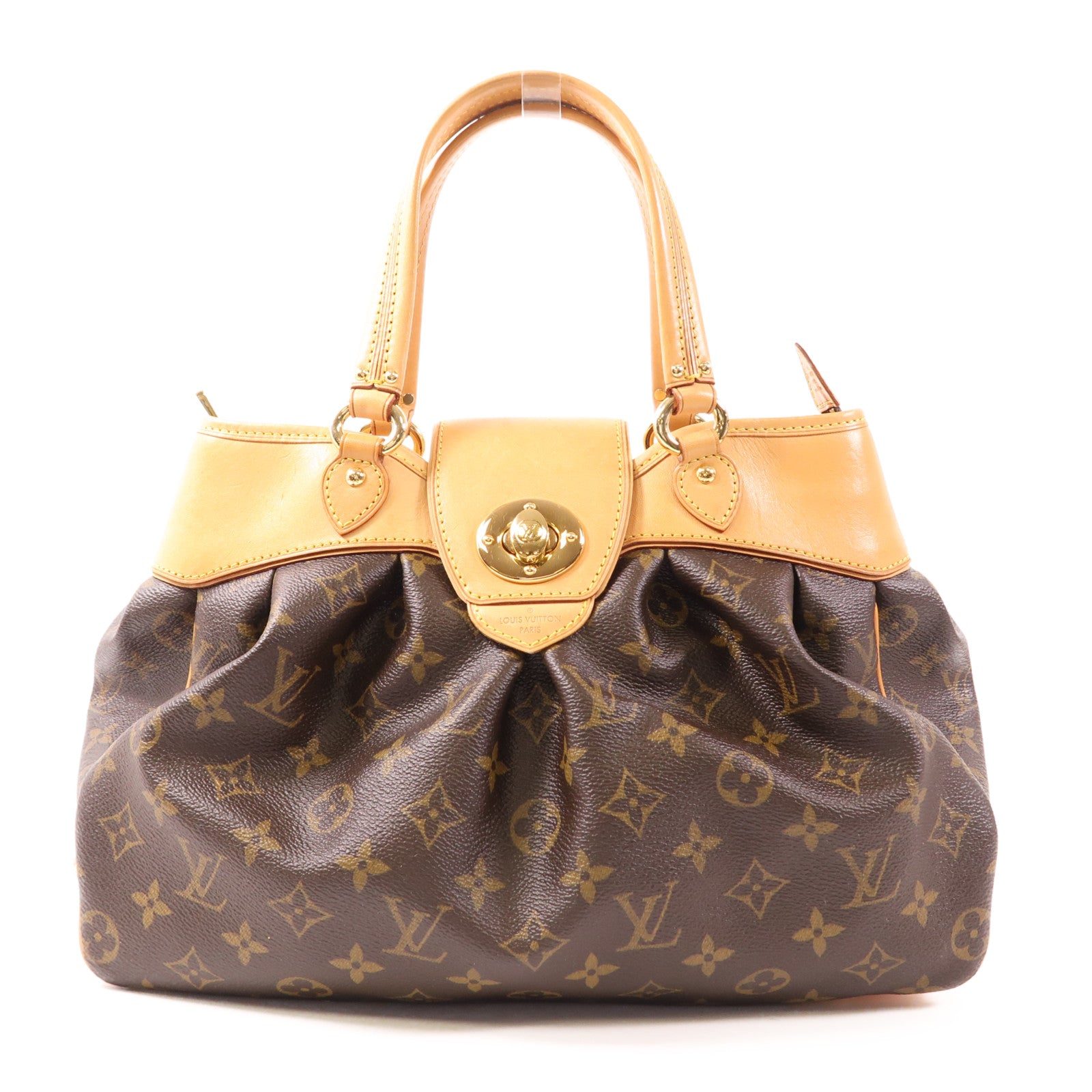 LOUIS VUITTON Monogram Boetie PM金扣手挽袋