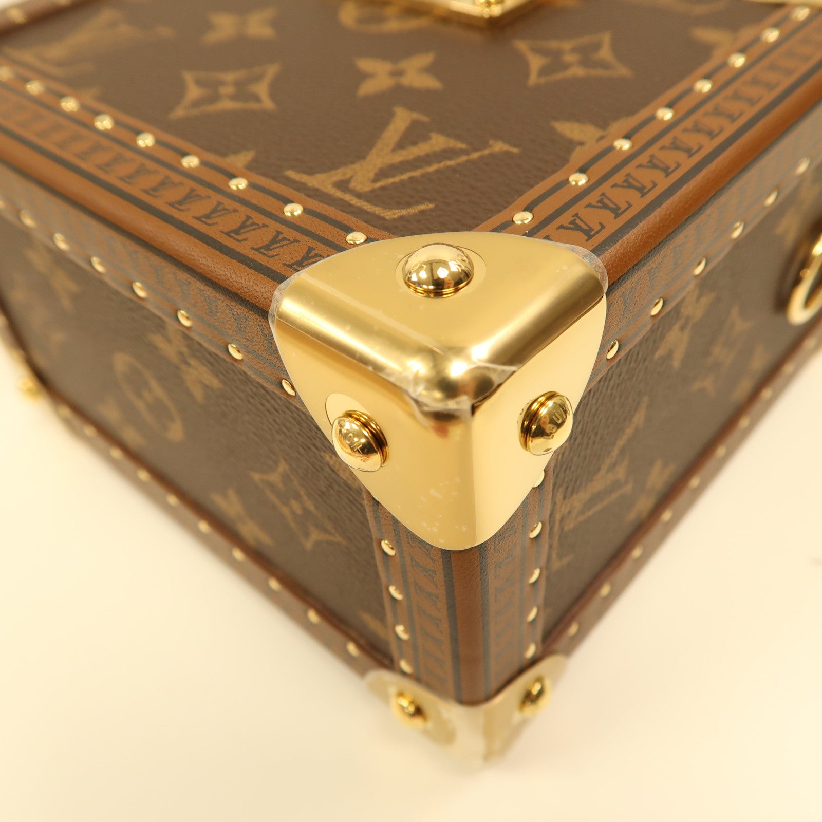 LOUIS VUITTON LV GHW Camera Box 2 Way Shoulder Bag M10079 Monogram Brown