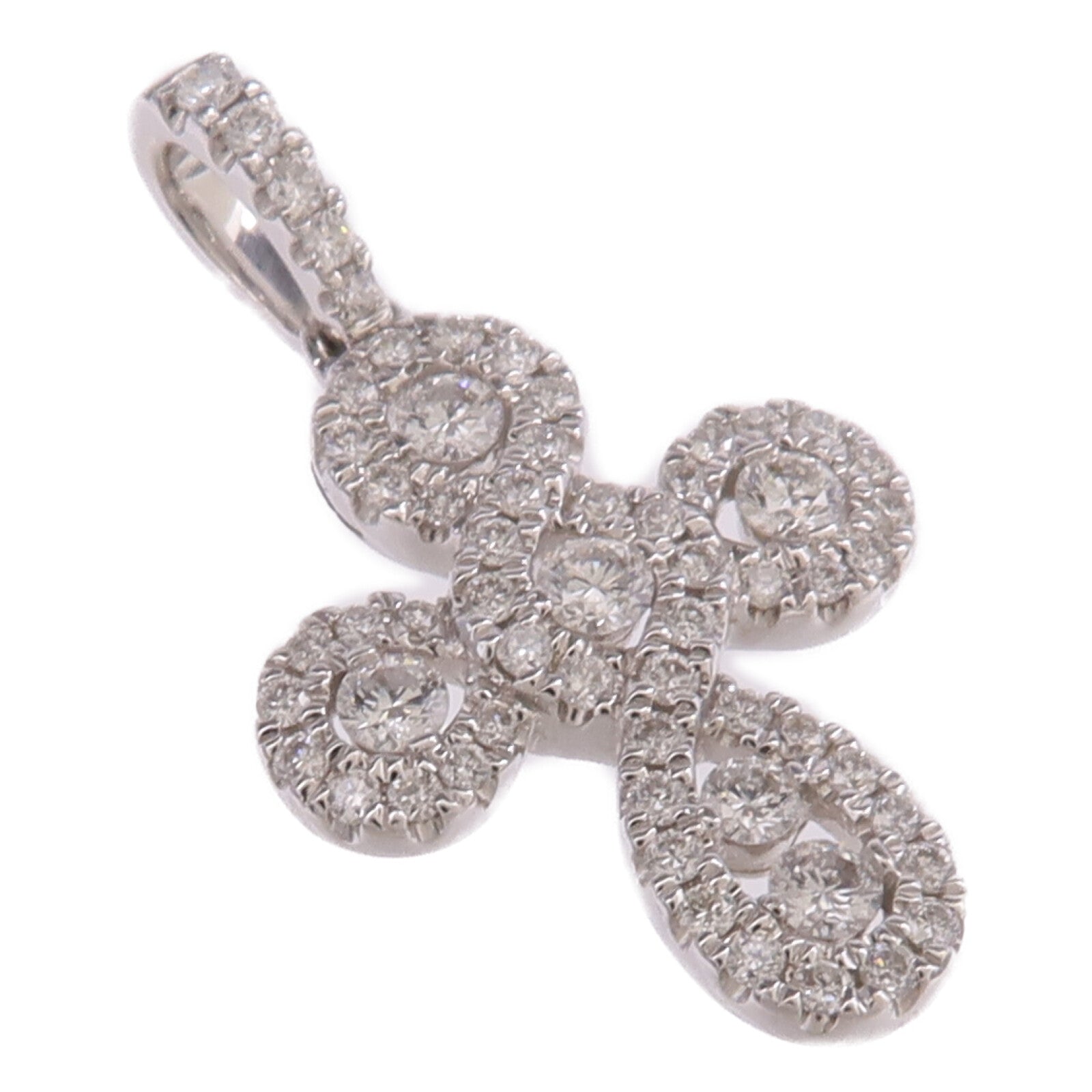 JEWELRY 【激減優惠】18K白金Diamond Top鑽石吊墜