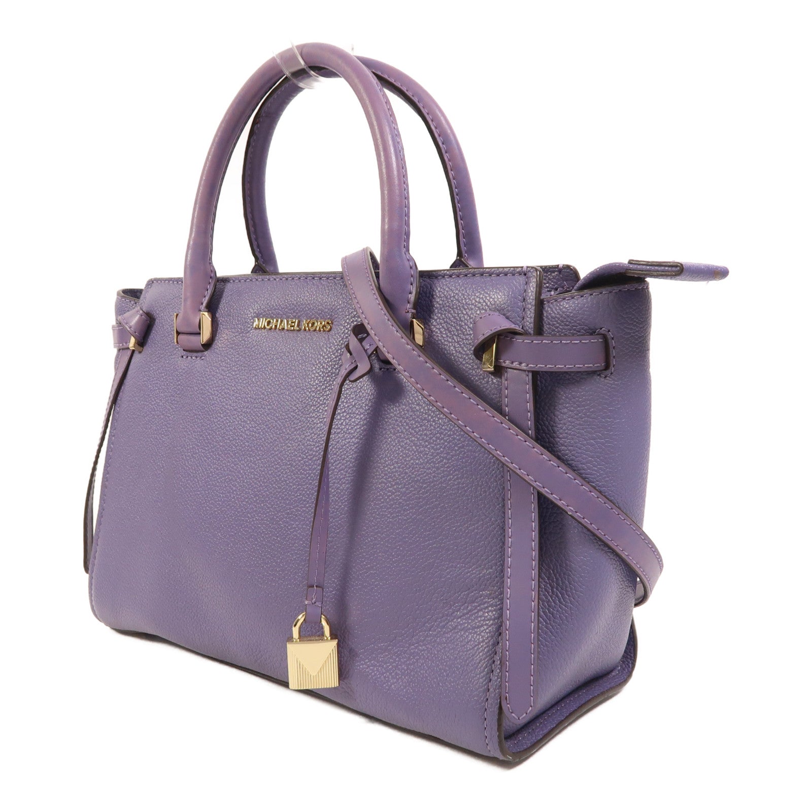 Michael Kors 牛皮皮革2 Way Shoulder金扣手挽肩背兩用袋