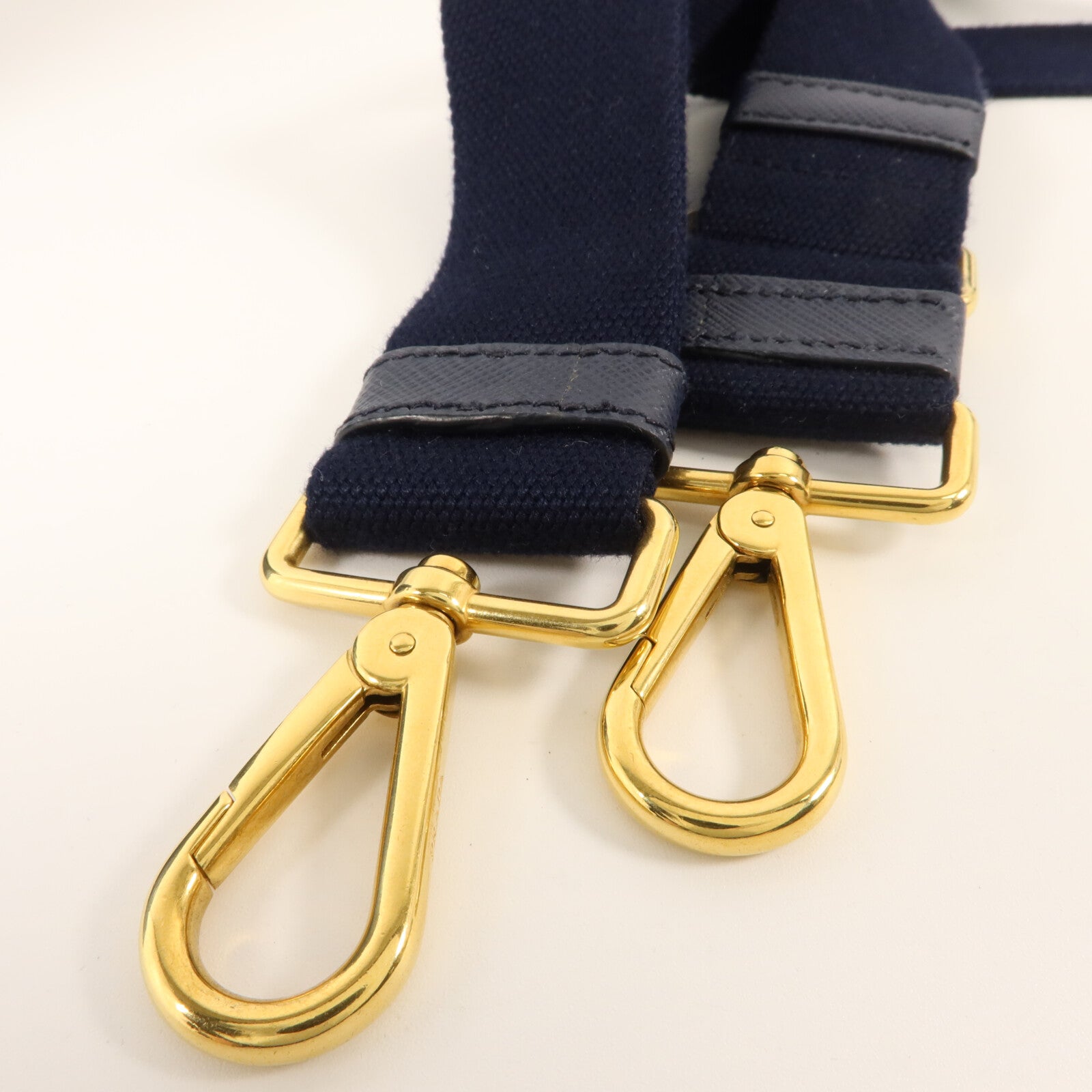 PRADA 牛仔布料2 Way Shoulder手挽肩背兩用袋