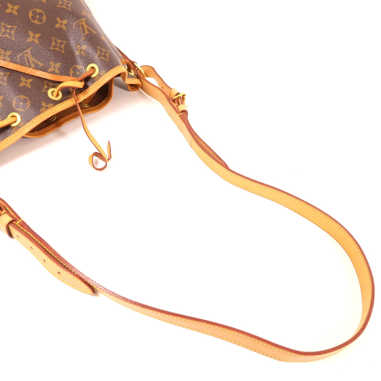 LOUIS VUITTON 【激減優惠】Monogram Noe BB金扣肩背袋棕色