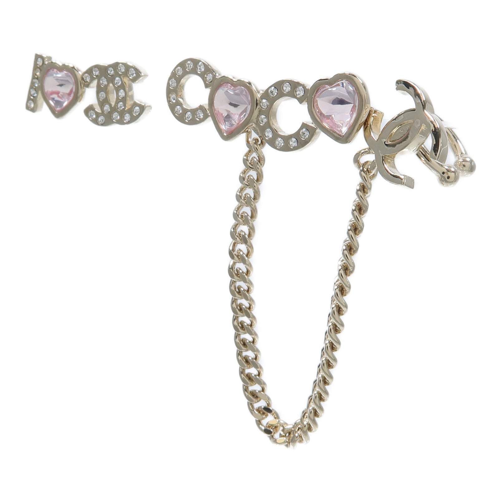CHANEL 金屬Coco Marks Earrings耳環