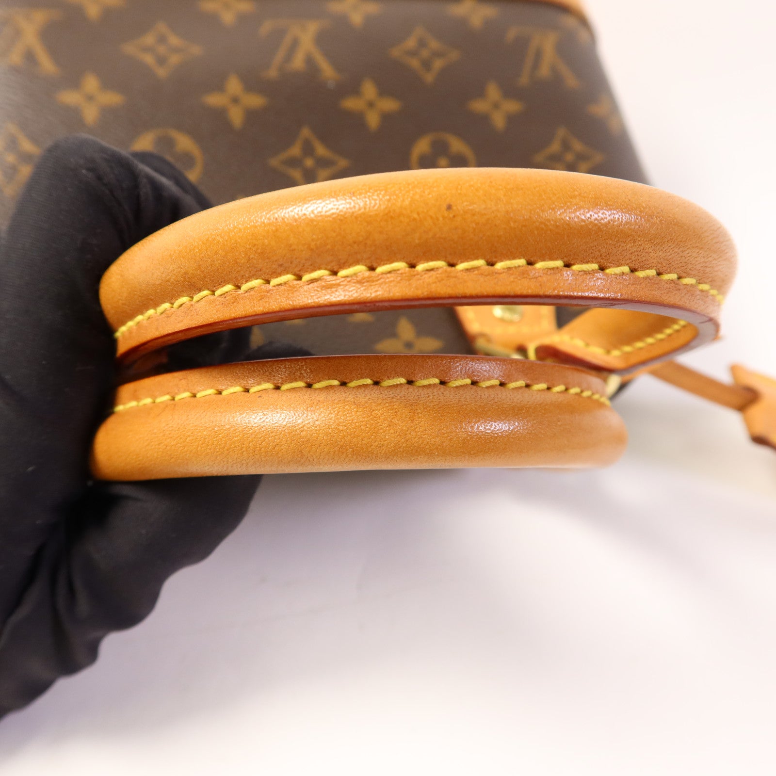 LOUIS VUITTON Monogram Alma BB金扣手挽肩背兩用袋
