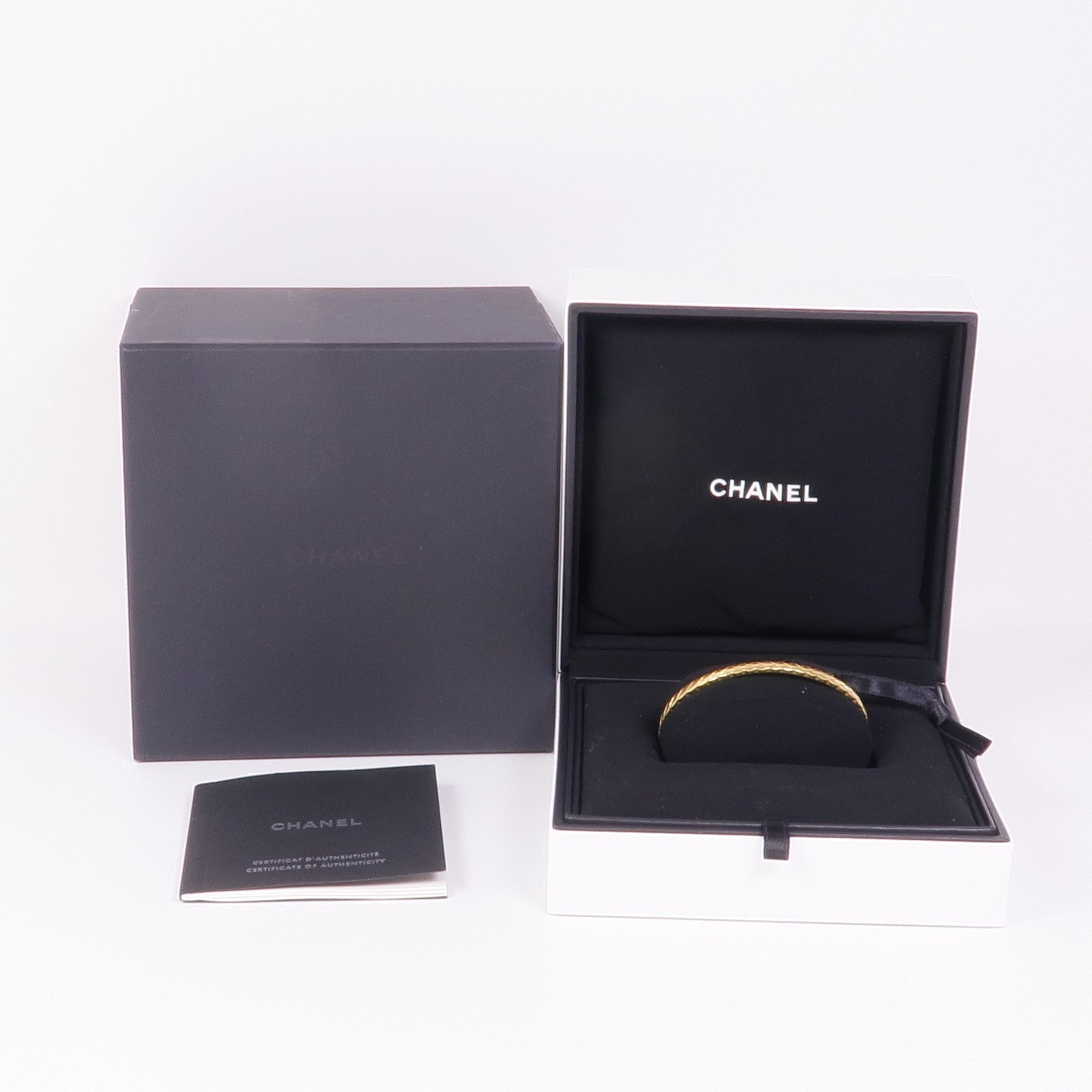 CHANEL 18K黃金Coco Crush手鐲