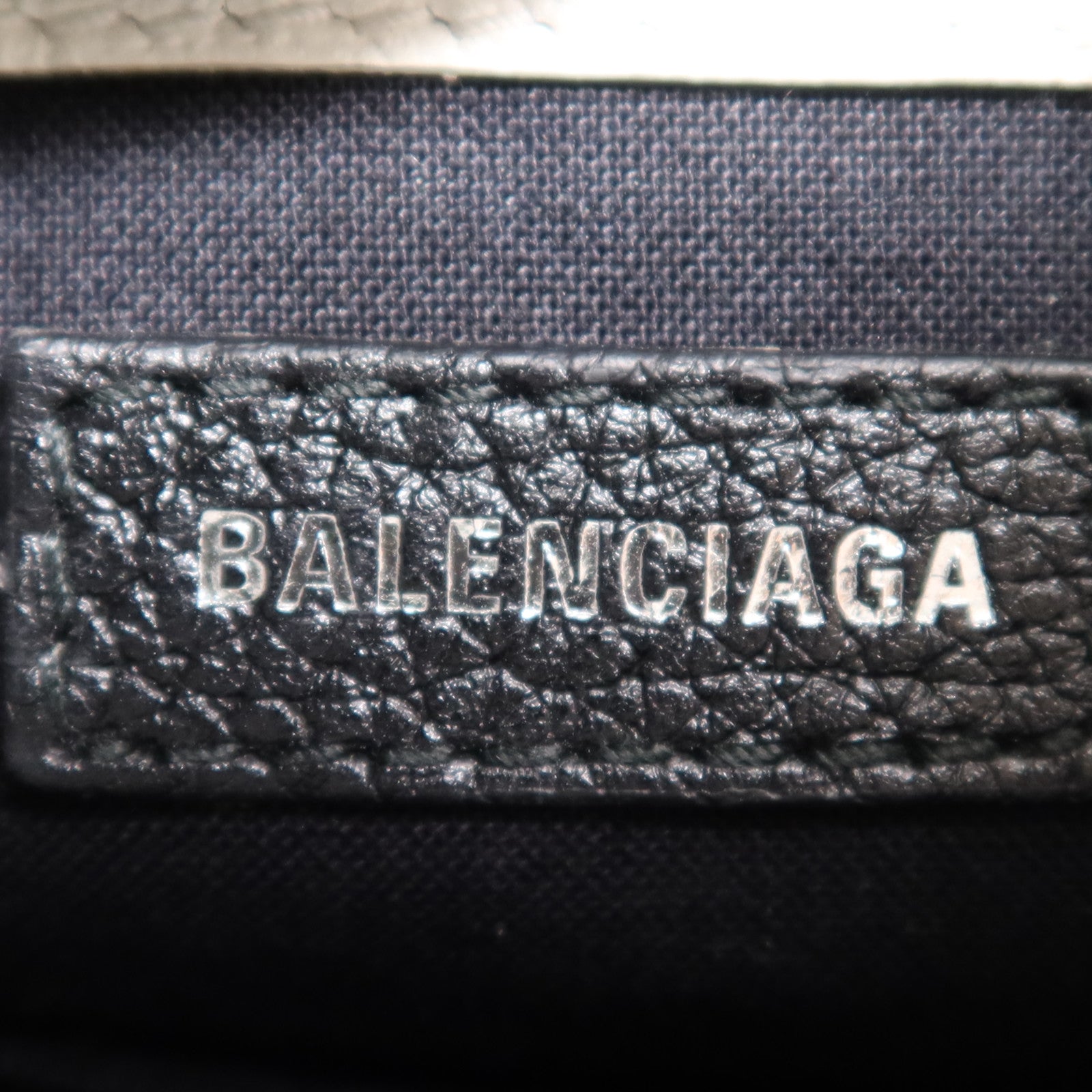 BALENCIAGA 牛皮皮革PHONE HOLDER銀扣肩背袋