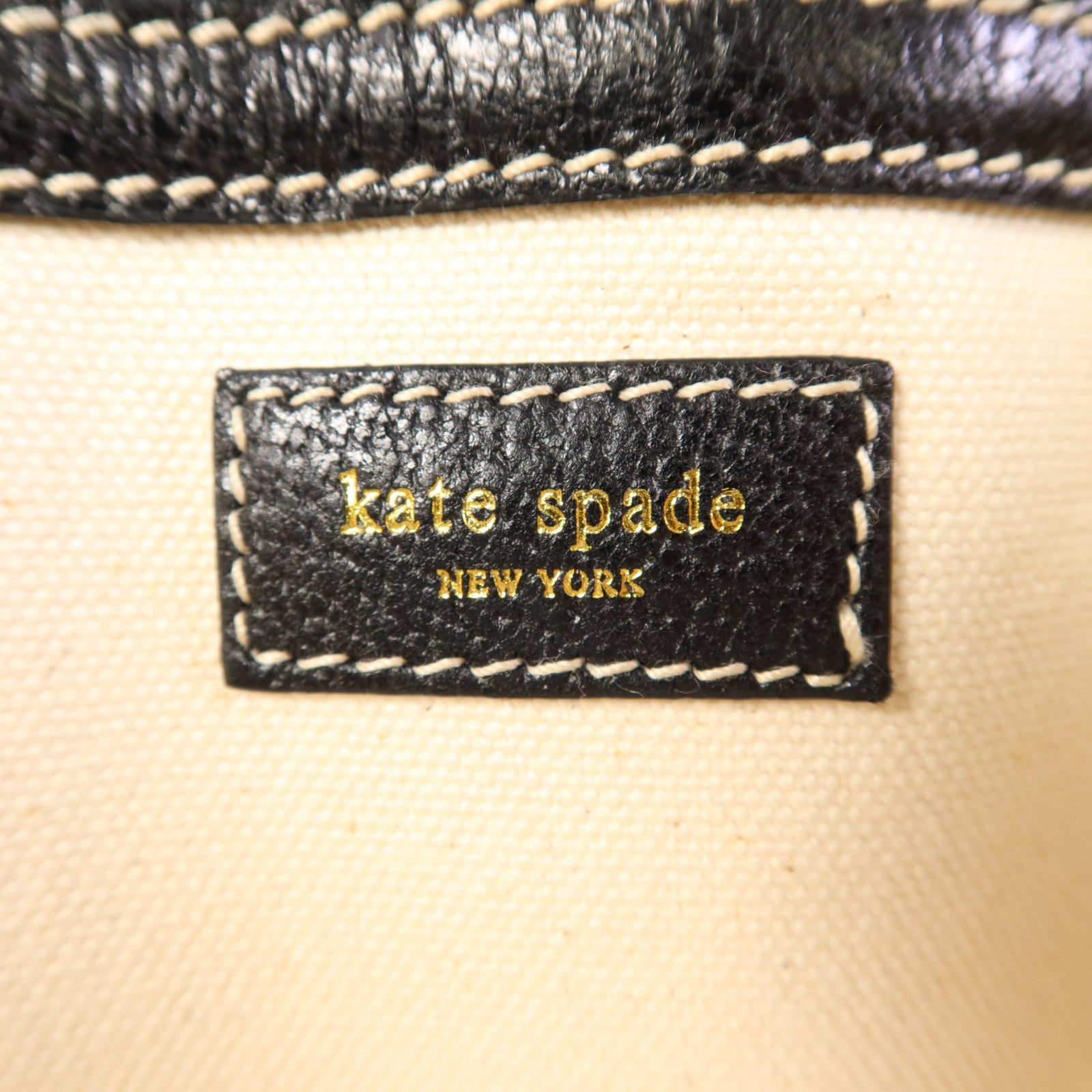 Kate Spade 帆布Tote Bag金扣手挽袋