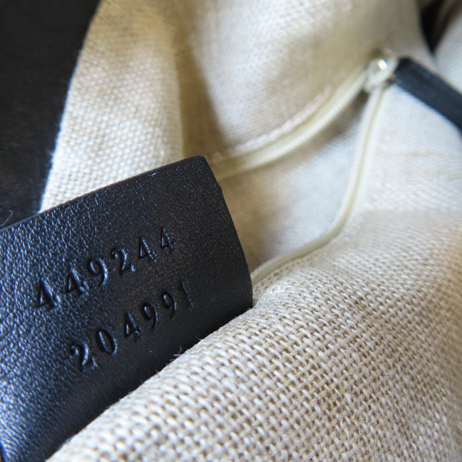 GUCCI 【激減優惠】牛皮皮革Large Bree Hobo金扣肩背袋黑色