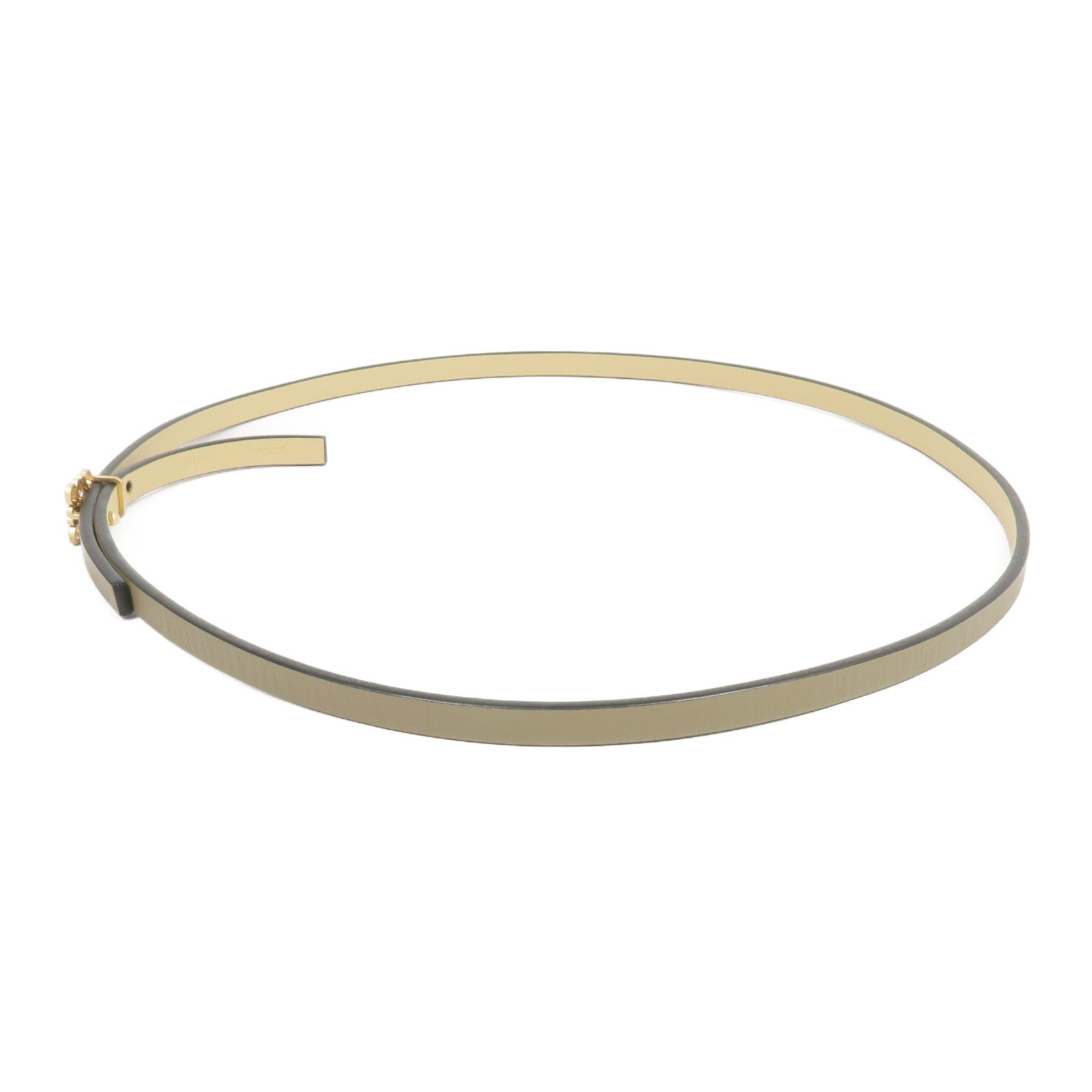 LOEWE 牛皮皮革Belt金扣皮帶