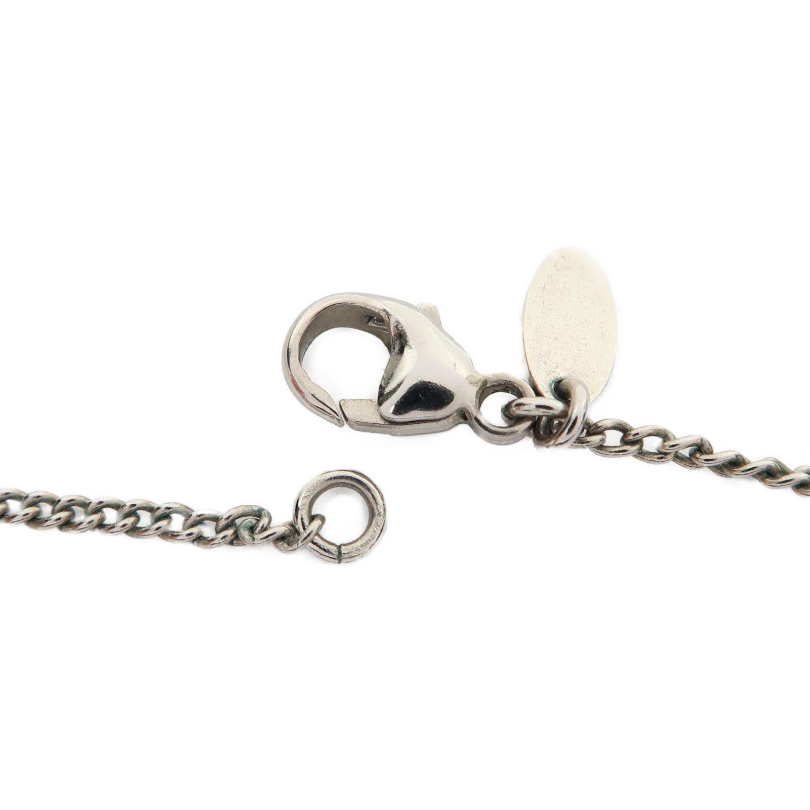 CHANEL 金屬Necklace項鍊銀色