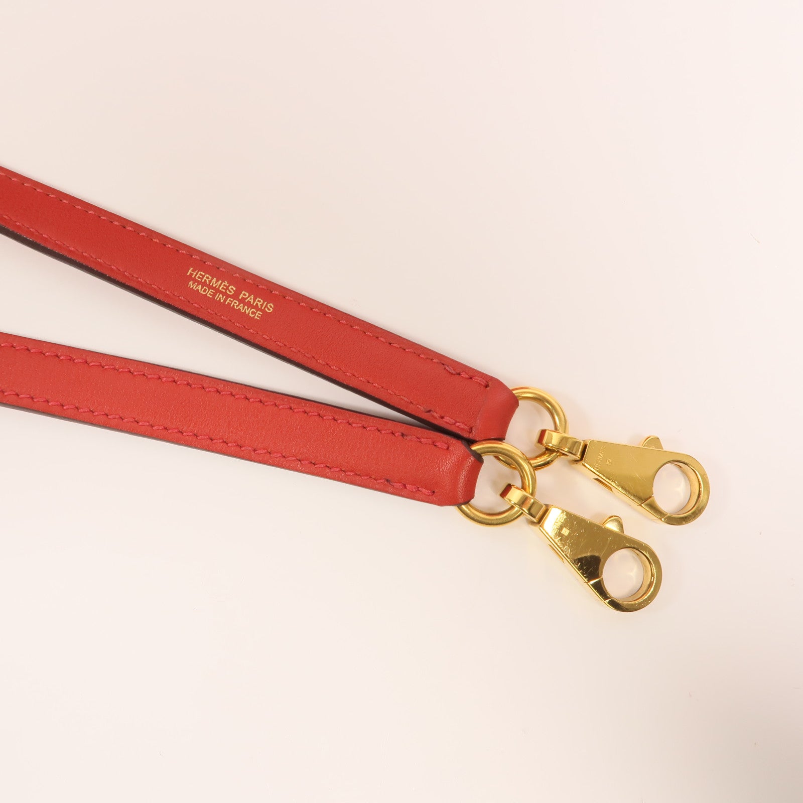 HERMES Swift皮革Bolide 27金扣手挽肩背兩用袋Rouge de Coeur