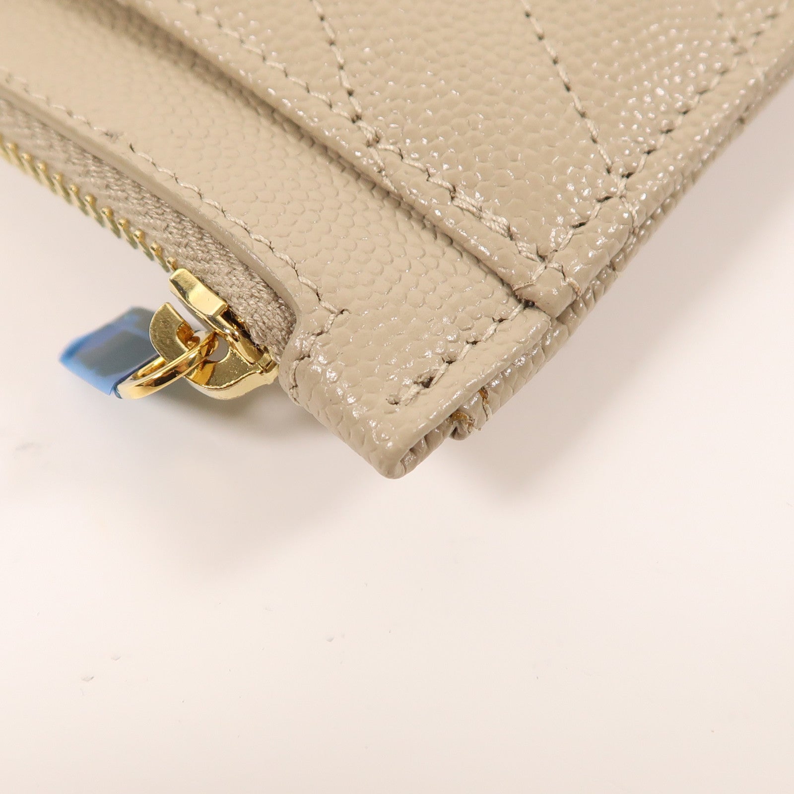 SAINT LAURENT 牛皮皮革Long Wallet金扣長錢包