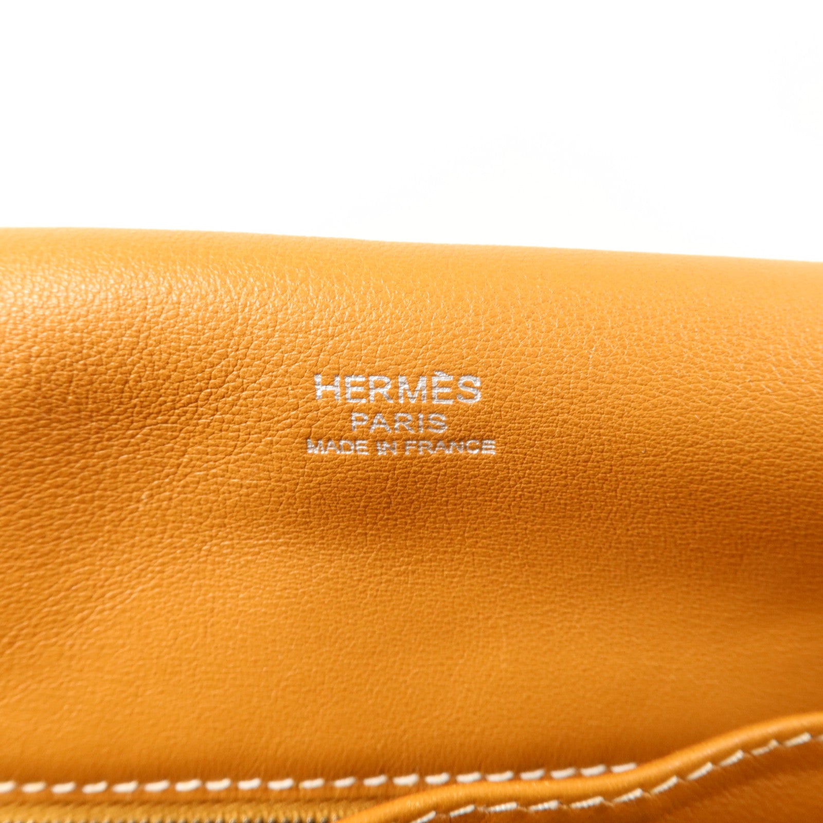 HERMES Swift皮革Barda 35肩背袋Gold