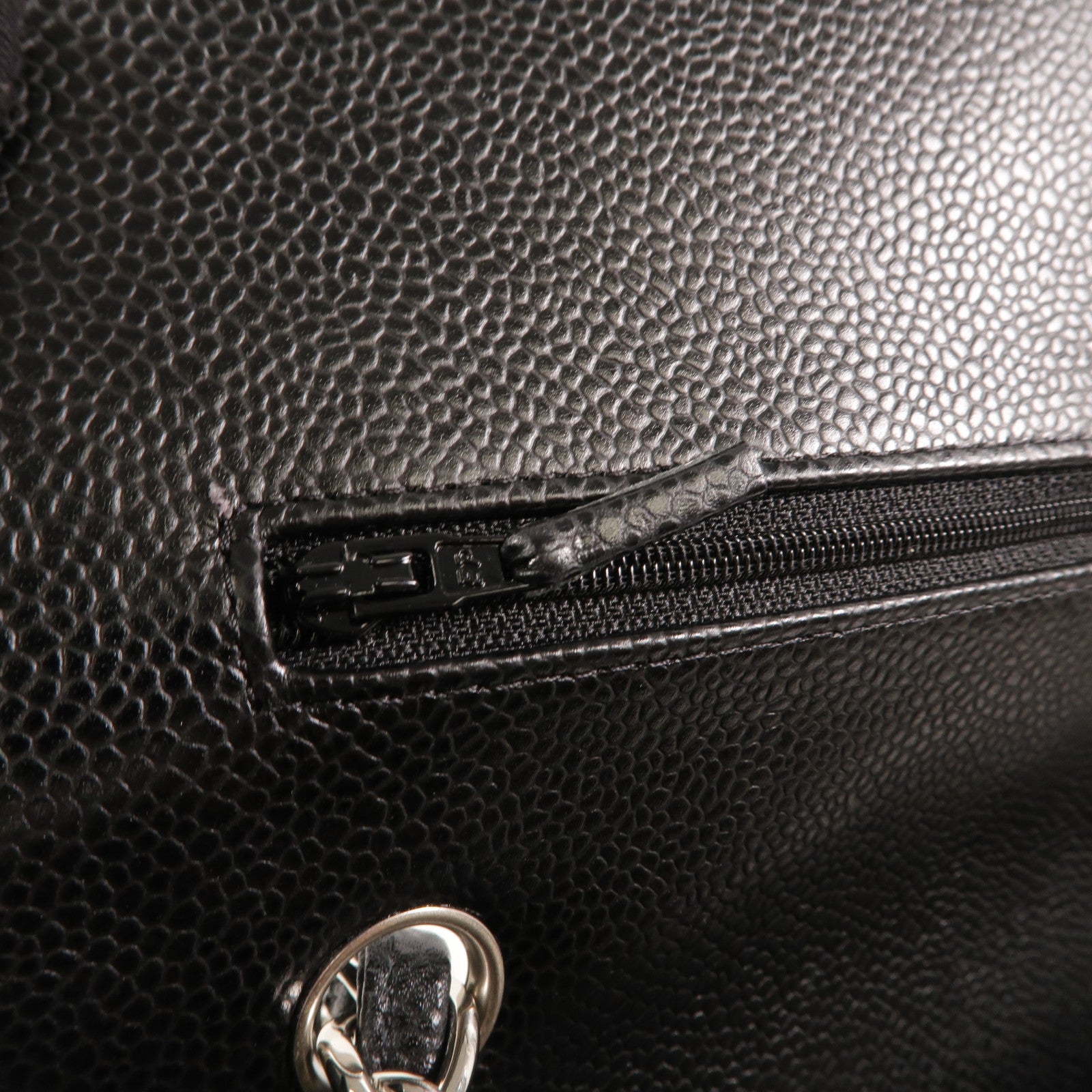 CHANEL 牛皮皮革Large Classic鏈帶肩背袋