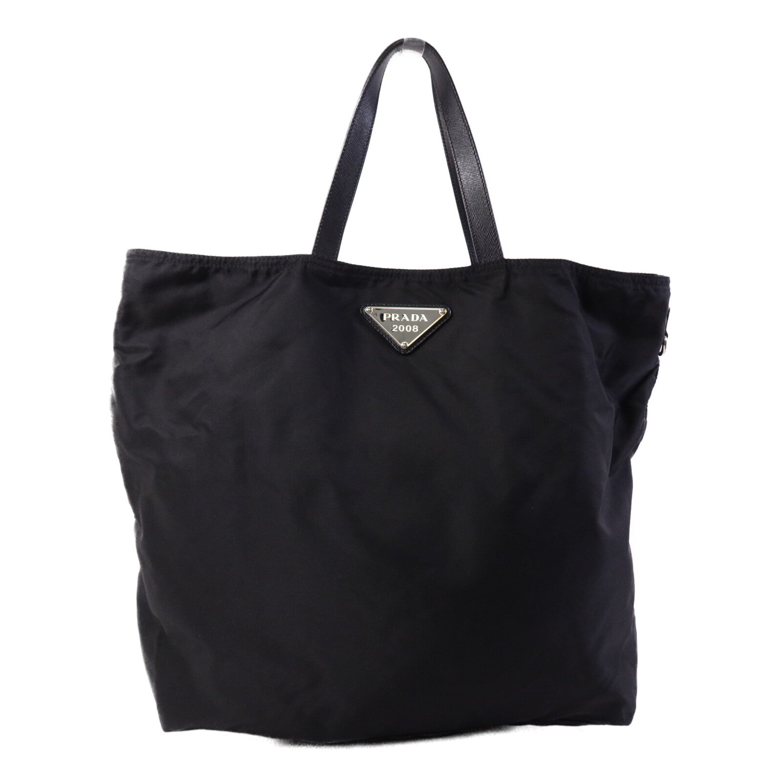PRADA 尼龍Shoulder Bag銀扣手挽肩背兩用袋
