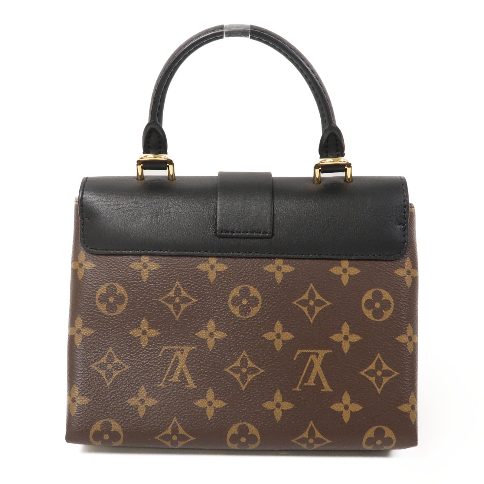 LOUIS VUITTON 【激減優惠】Monogram Locky BB金扣手挽肩背兩用袋黑色/啡色