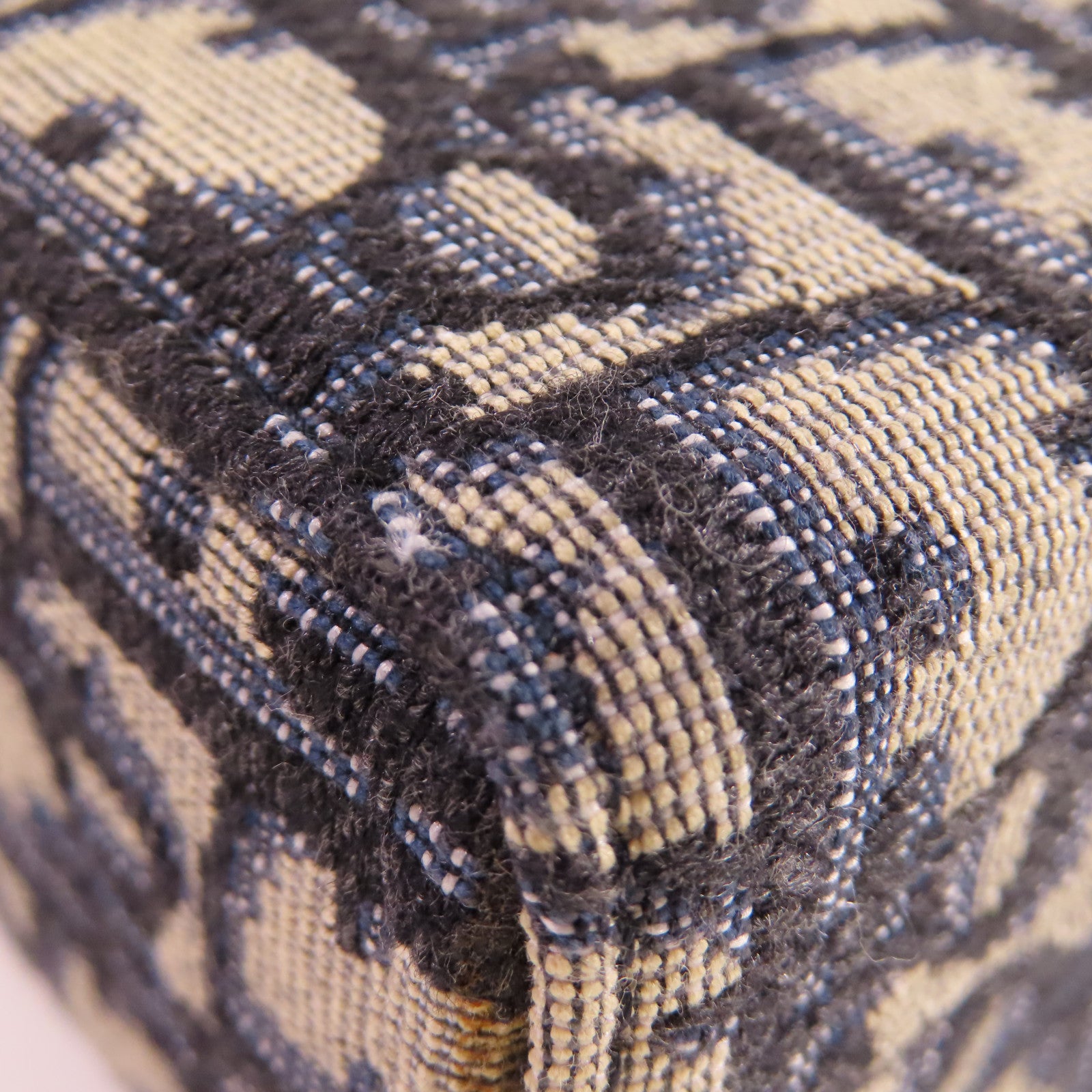 Dior Oblique帆布30 Montaigne Mini Shoulder Bag金扣肩背袋寶藍色