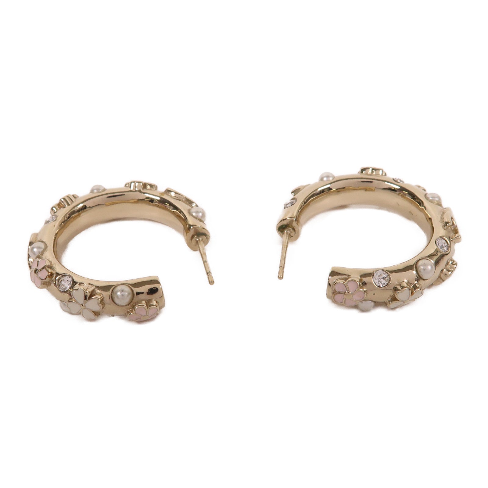 CHANEL 金屬Earrings耳環金色