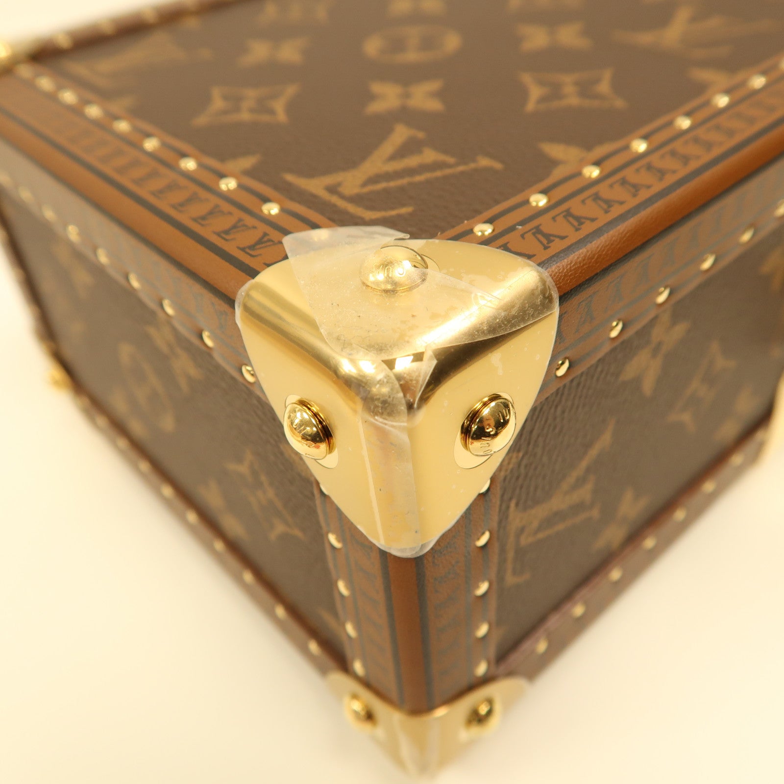 LOUIS VUITTON LV GHW Camera Box 2 Way Shoulder Bag M10079 Monogram Brown