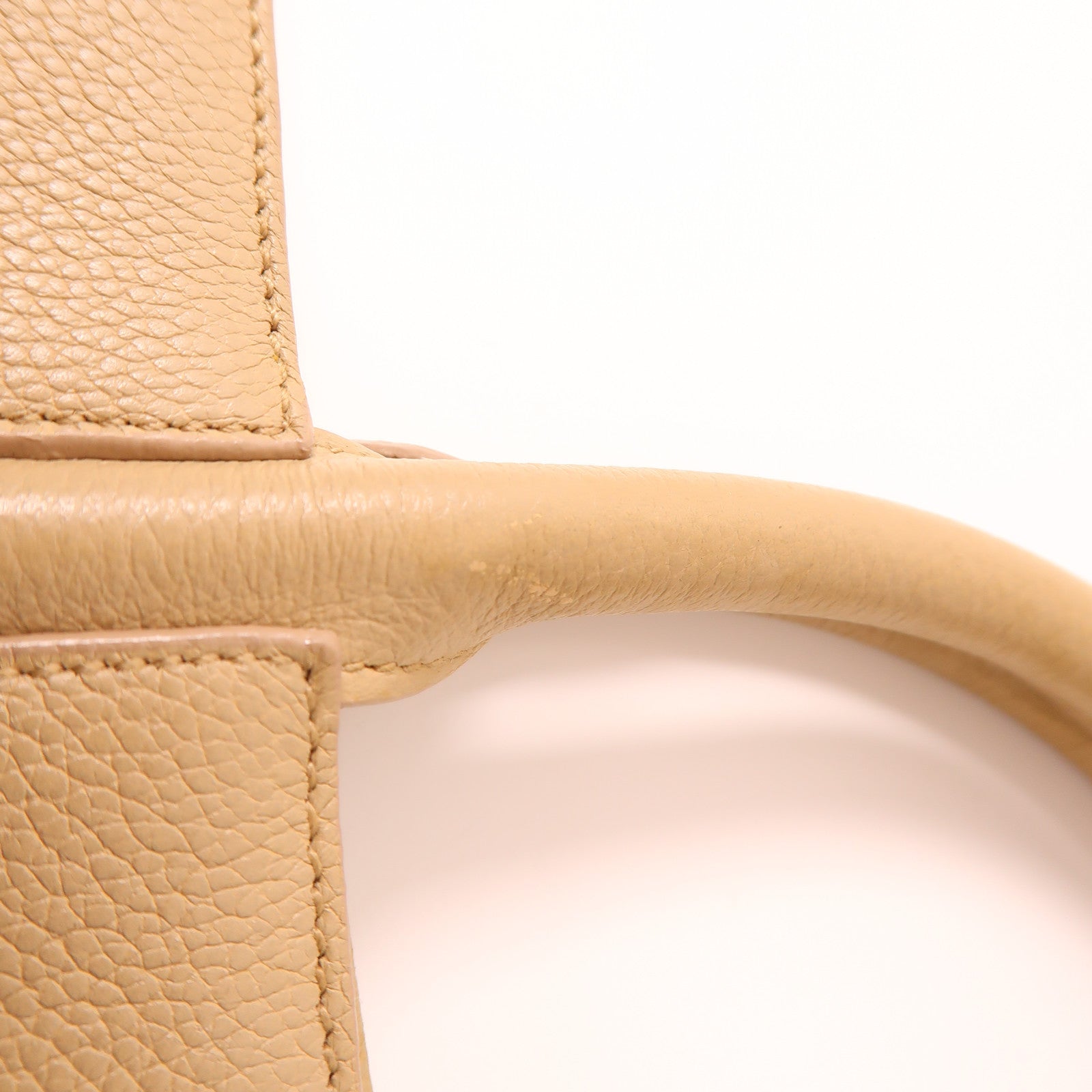 SAINT LAURENT 牛皮皮革2 Way Bag銀扣手挽肩背兩用袋