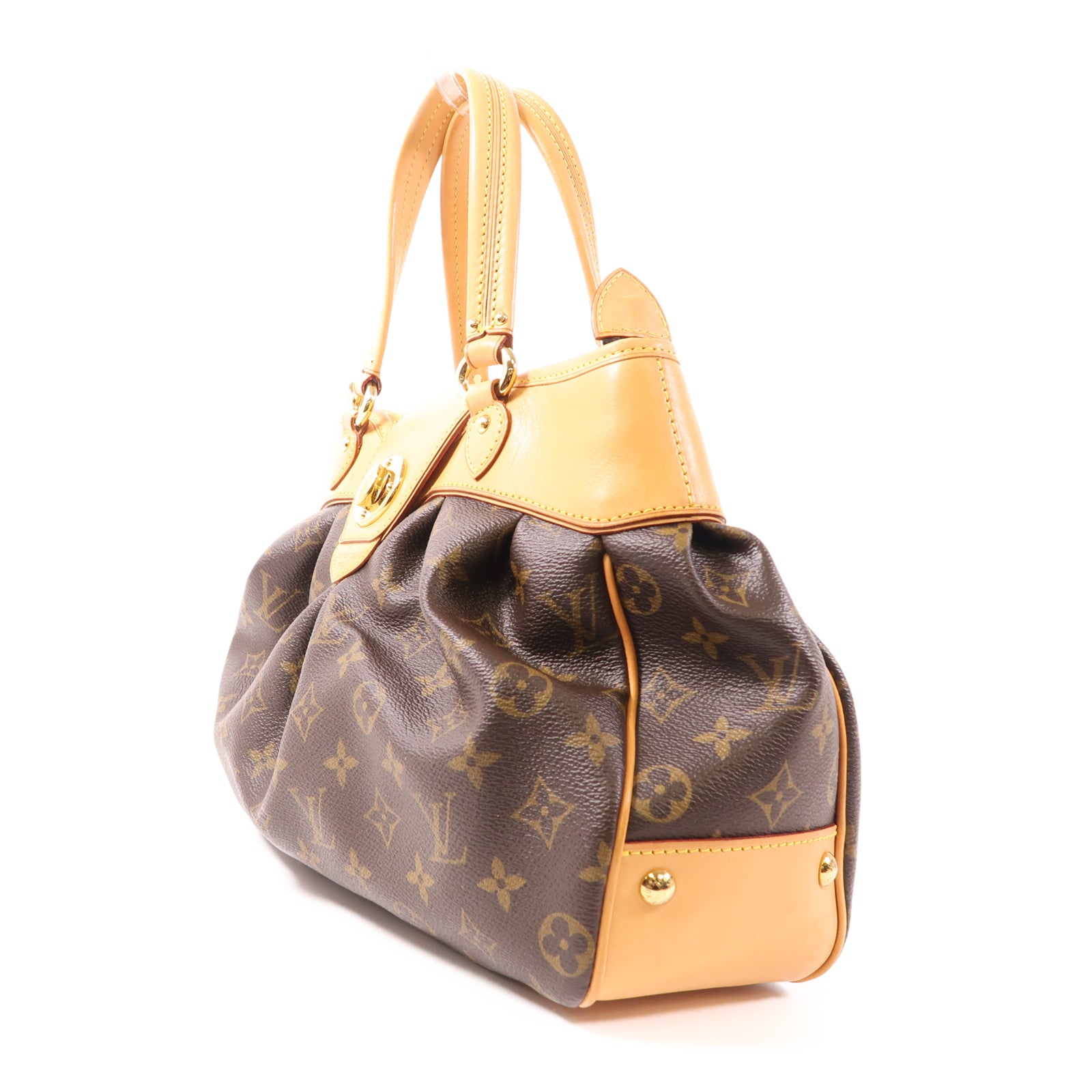 LOUIS VUITTON Monogram Boetie PM金扣手挽袋