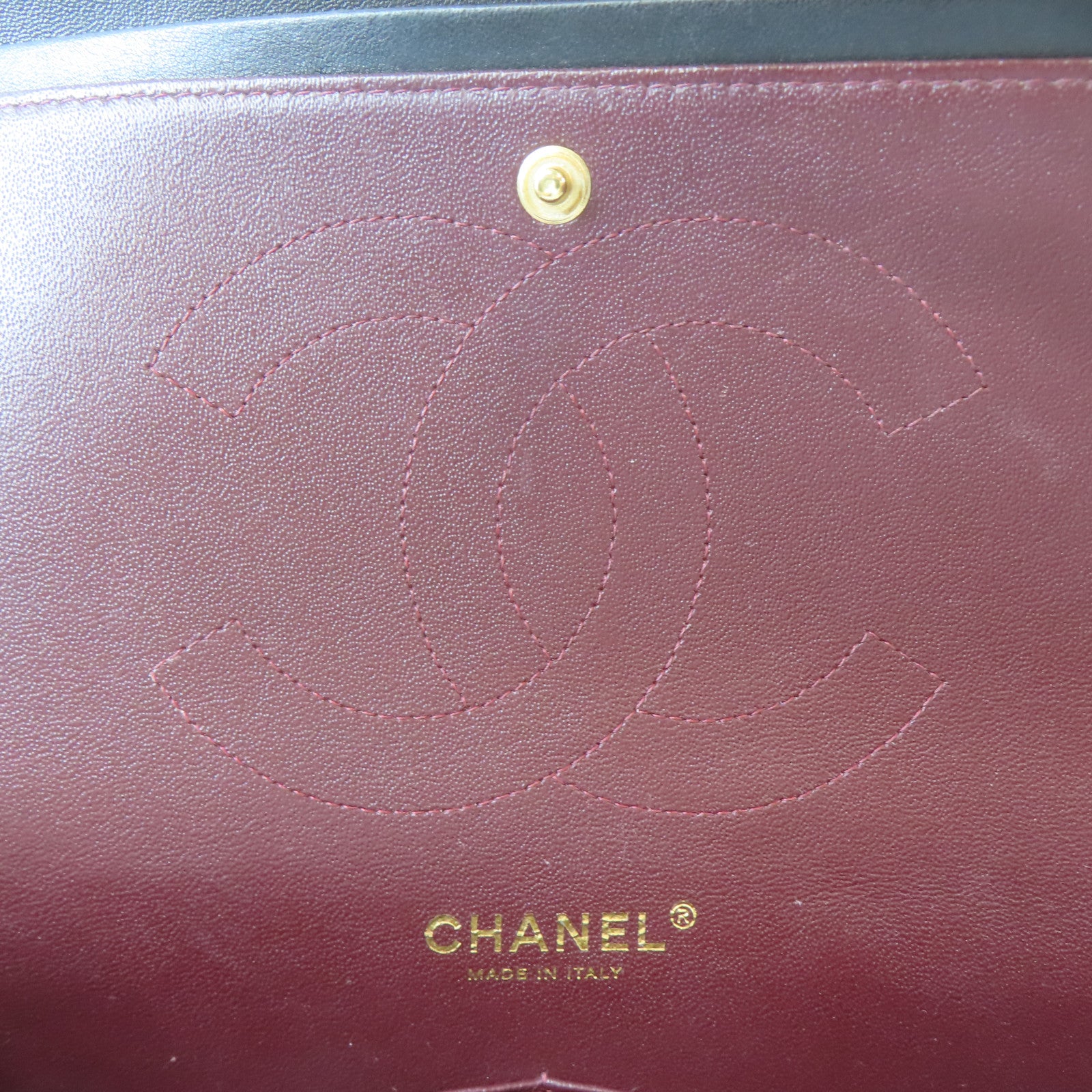 CHANEL 【激減優惠】菱格羊皮皮革Classic Jumbo金扣鏈帶肩背袋黑色