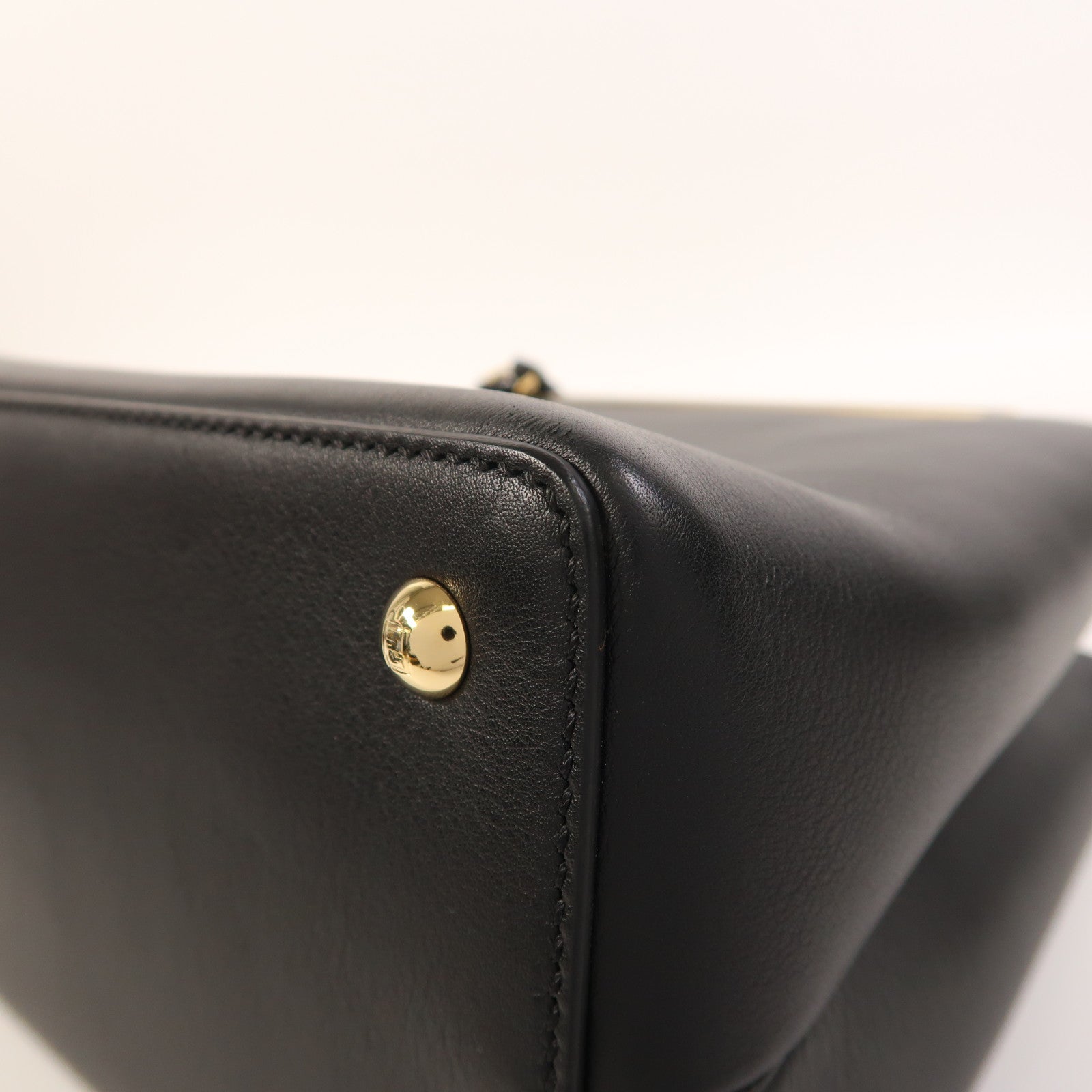 FENDI 牛皮皮革Petite 2 Jours金扣手挽肩背兩用袋