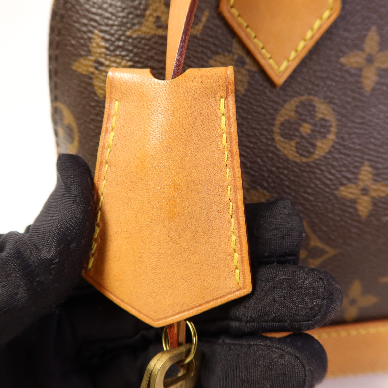LOUIS VUITTON Monogram Alma BB金扣手挽肩背兩用袋