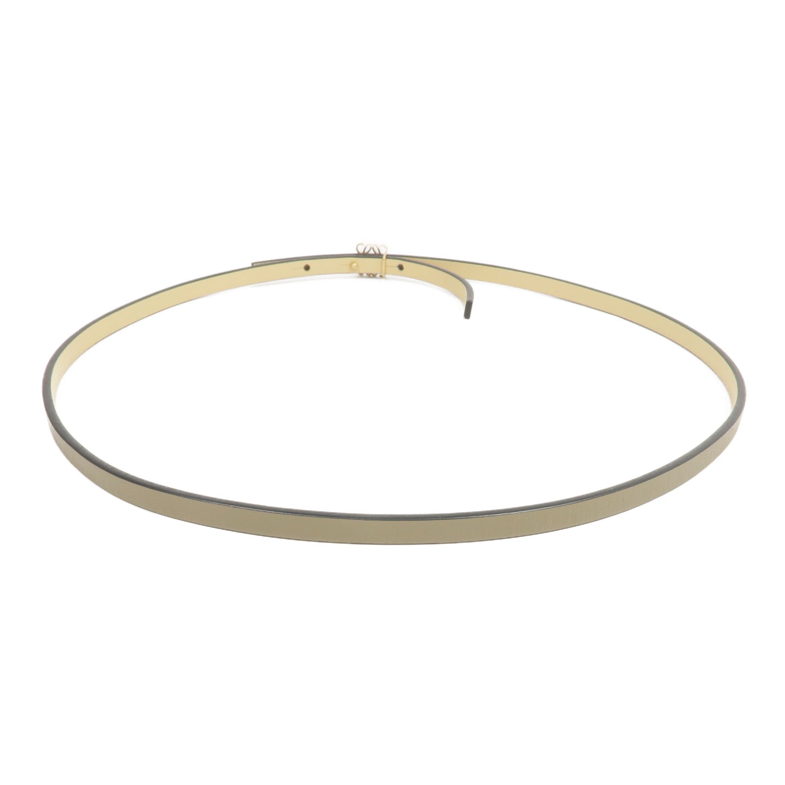 LOEWE 牛皮皮革Belt金扣皮帶
