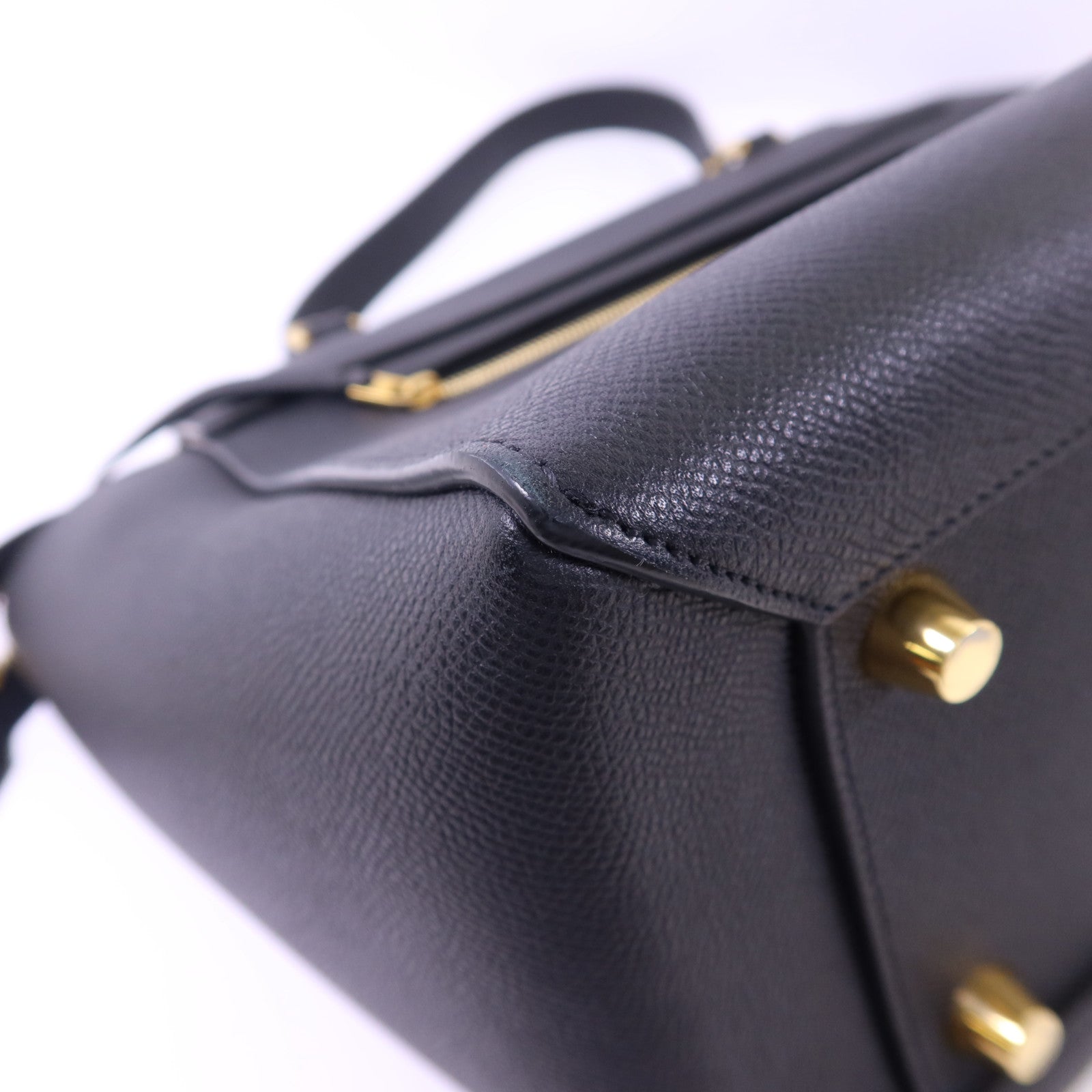 CELINE 牛皮皮革Belt Bag Mini金扣手挽肩背兩用袋