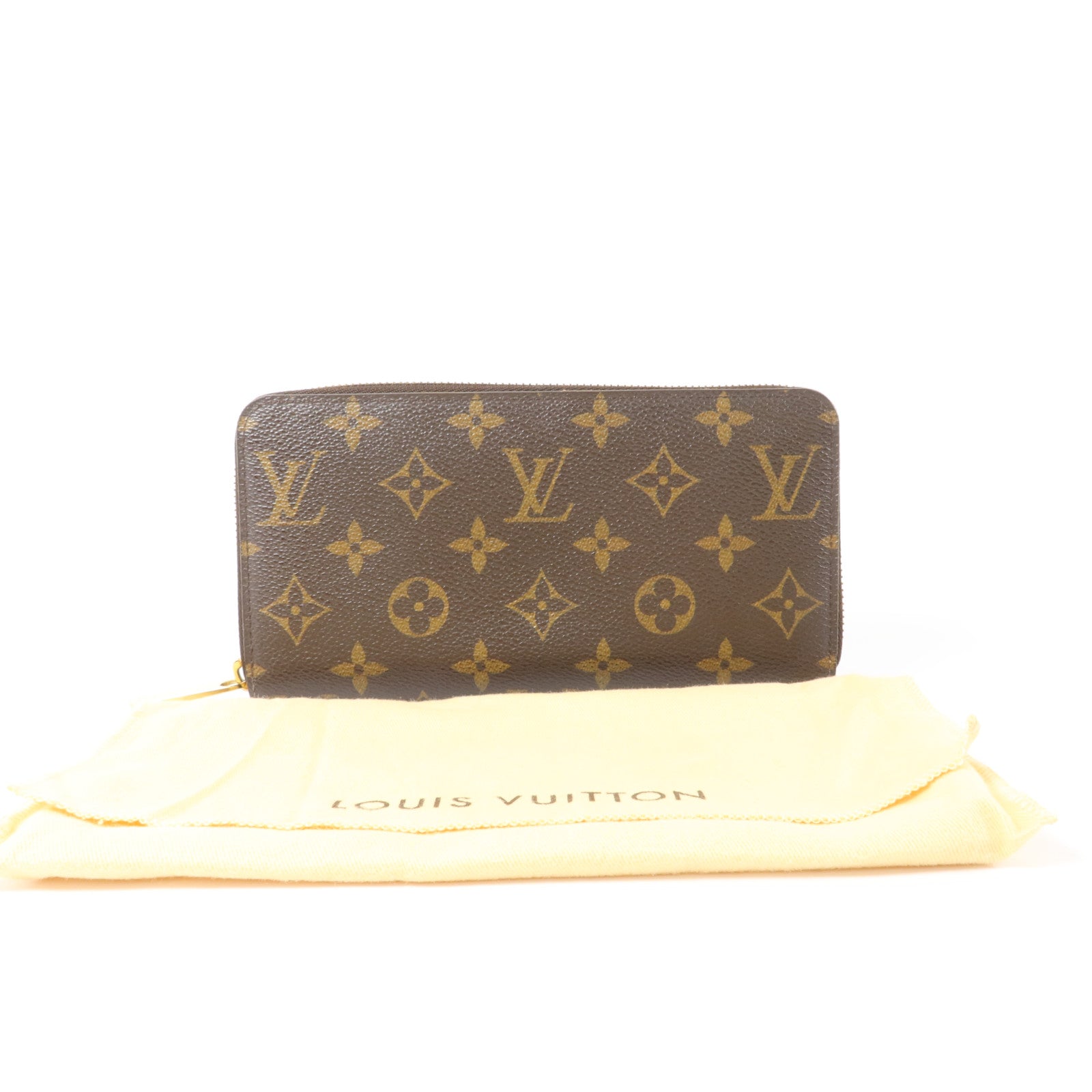 LOUIS VUITTON Monogram Zipper Long Wallet金扣長錢包