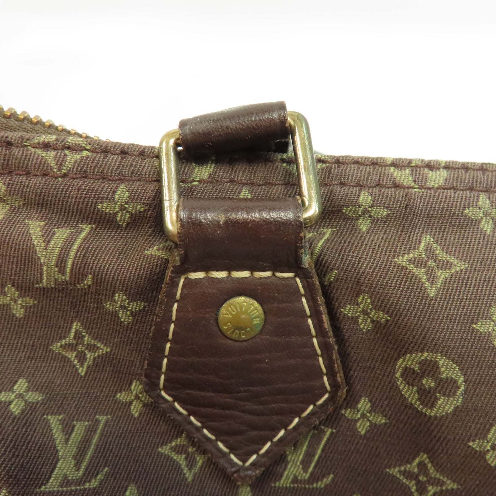 LOUIS VUITTON 【激減優惠】Monogram Mini Speedy 30金扣手挽袋啡色