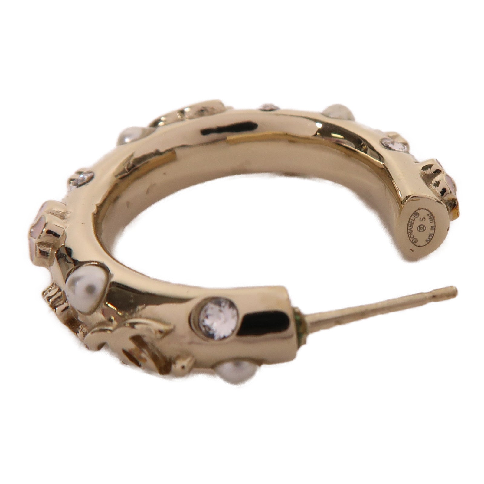 CHANEL 金屬Earrings耳環金色