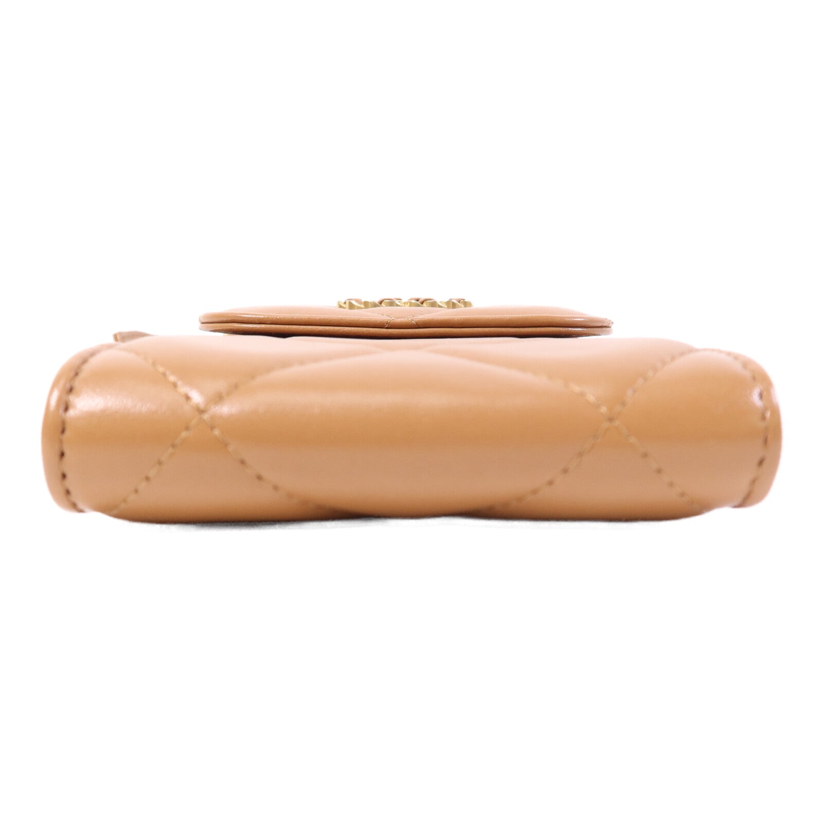 CHANEL 羊皮皮革CHANEL 19 Phone Bag金扣鏈帶手挽肩背兩用袋