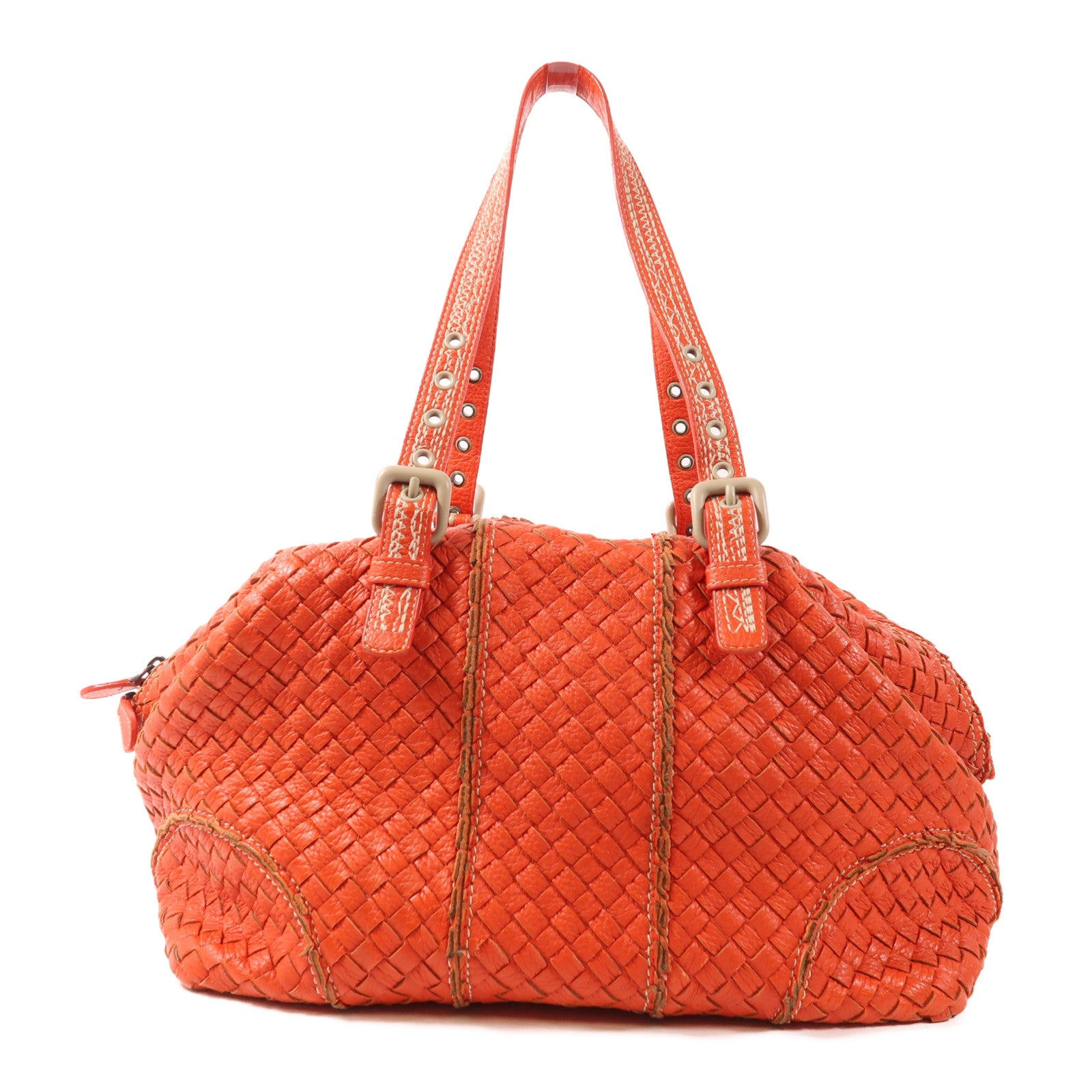 BOTTEGA VENETA 【激減優惠】牛皮皮革Hand Bag手挽袋