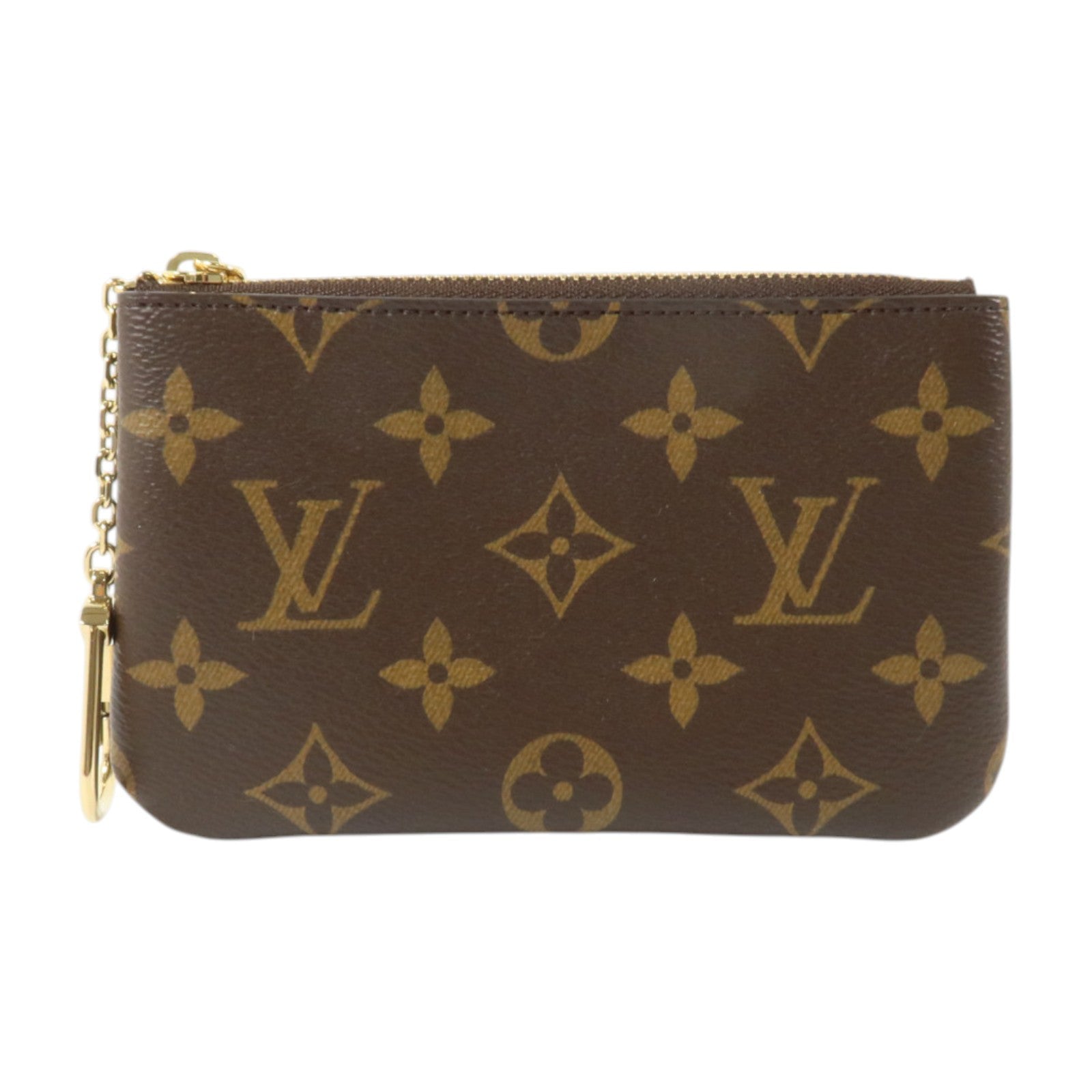 LOUIS VUITTON Monogram Key Pouch S金扣鎖匙套