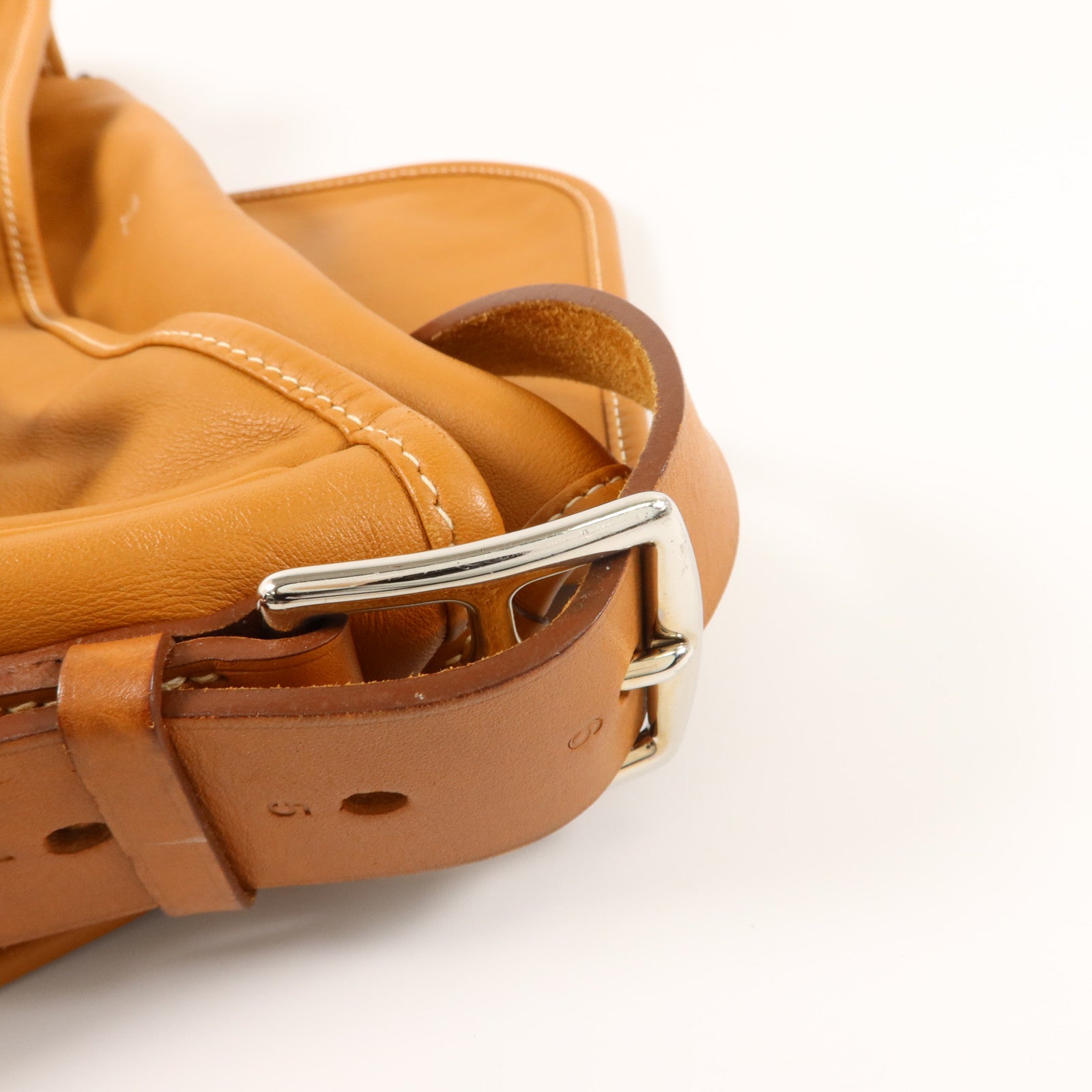 HERMES Swift皮革Barda 35肩背袋Gold