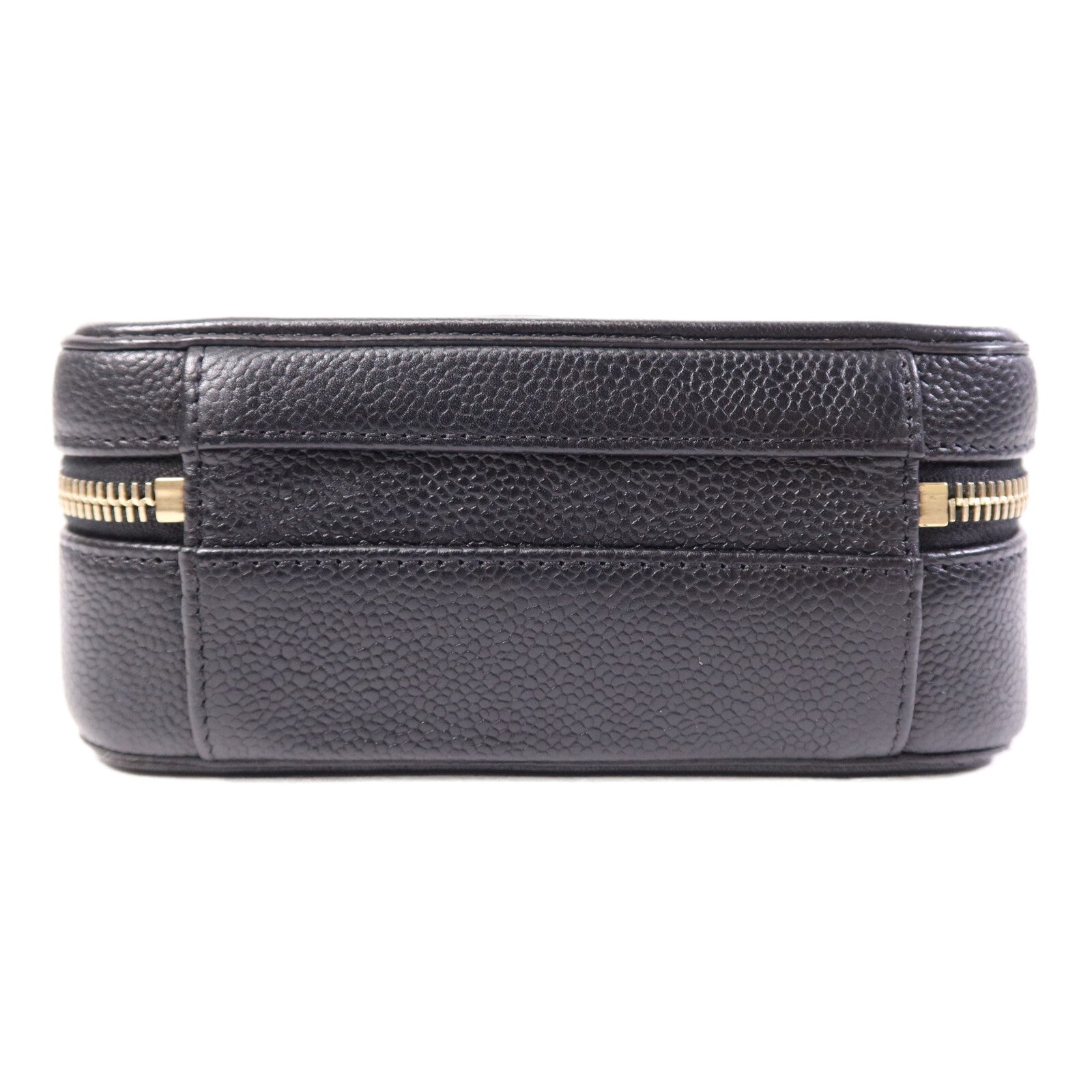 CHANEL 牛皮皮革Vanity Case Bag金扣手挽肩背兩用袋