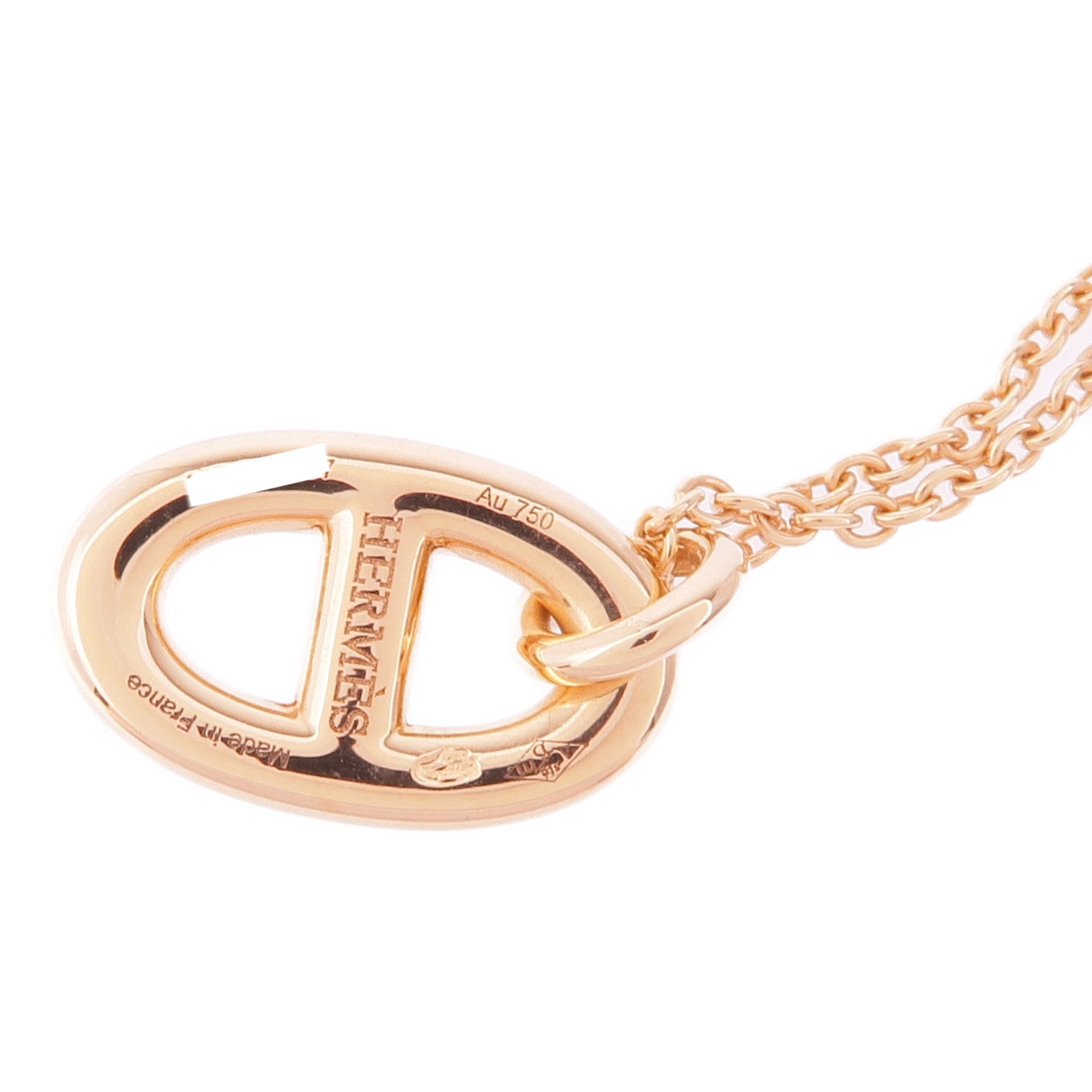 HERMES 18K玫瑰金Farandole Pendant項鍊