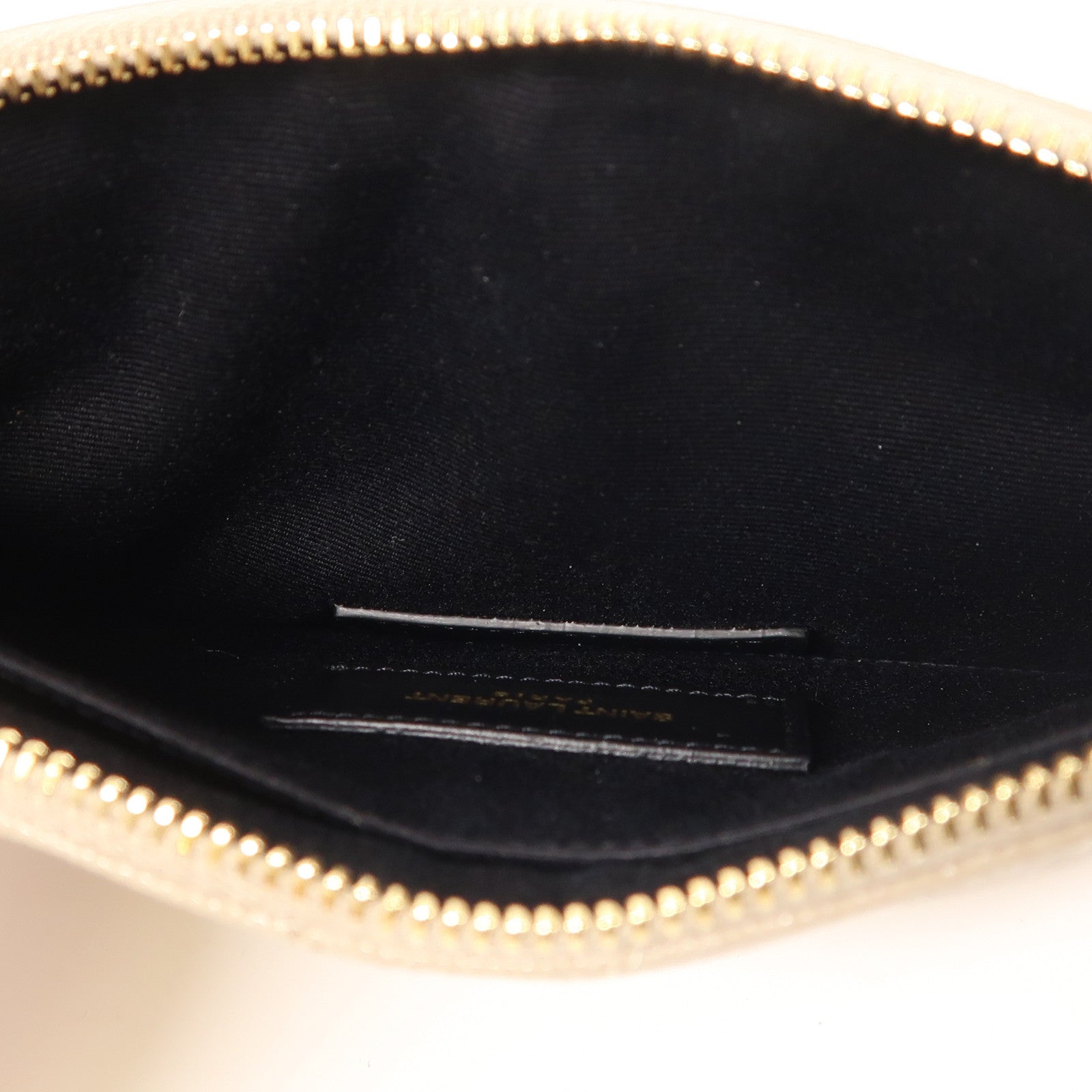 SAINT LAURENT 牛皮皮革Long Wallet金扣長錢包